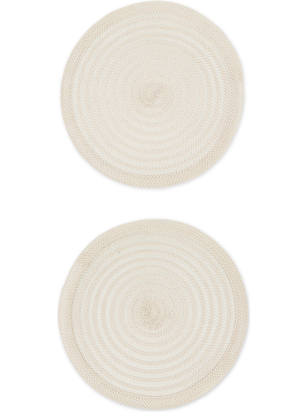 Set of 2 woven placemats