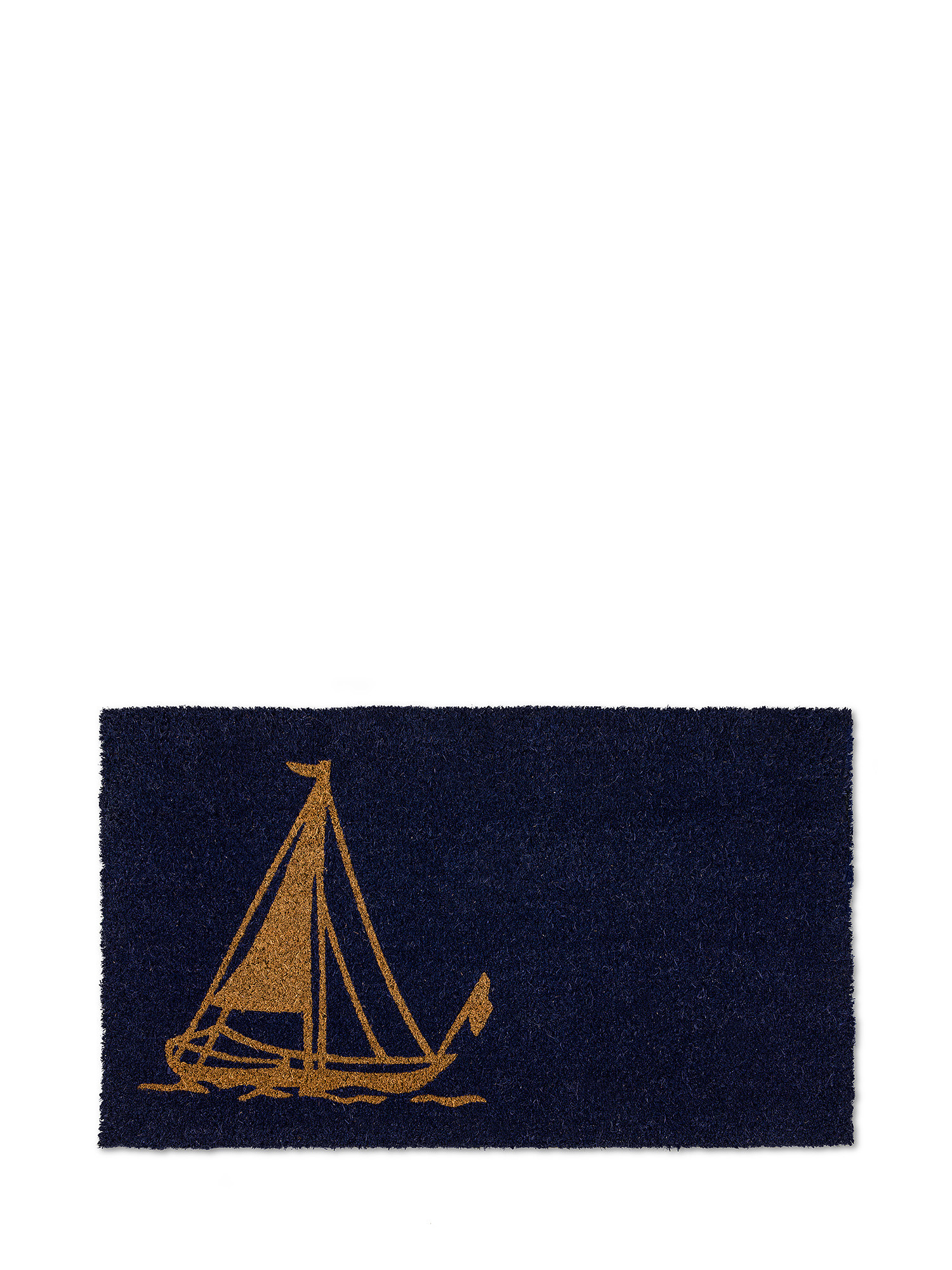 Zerbino stampa barca, Blu, large image number 0