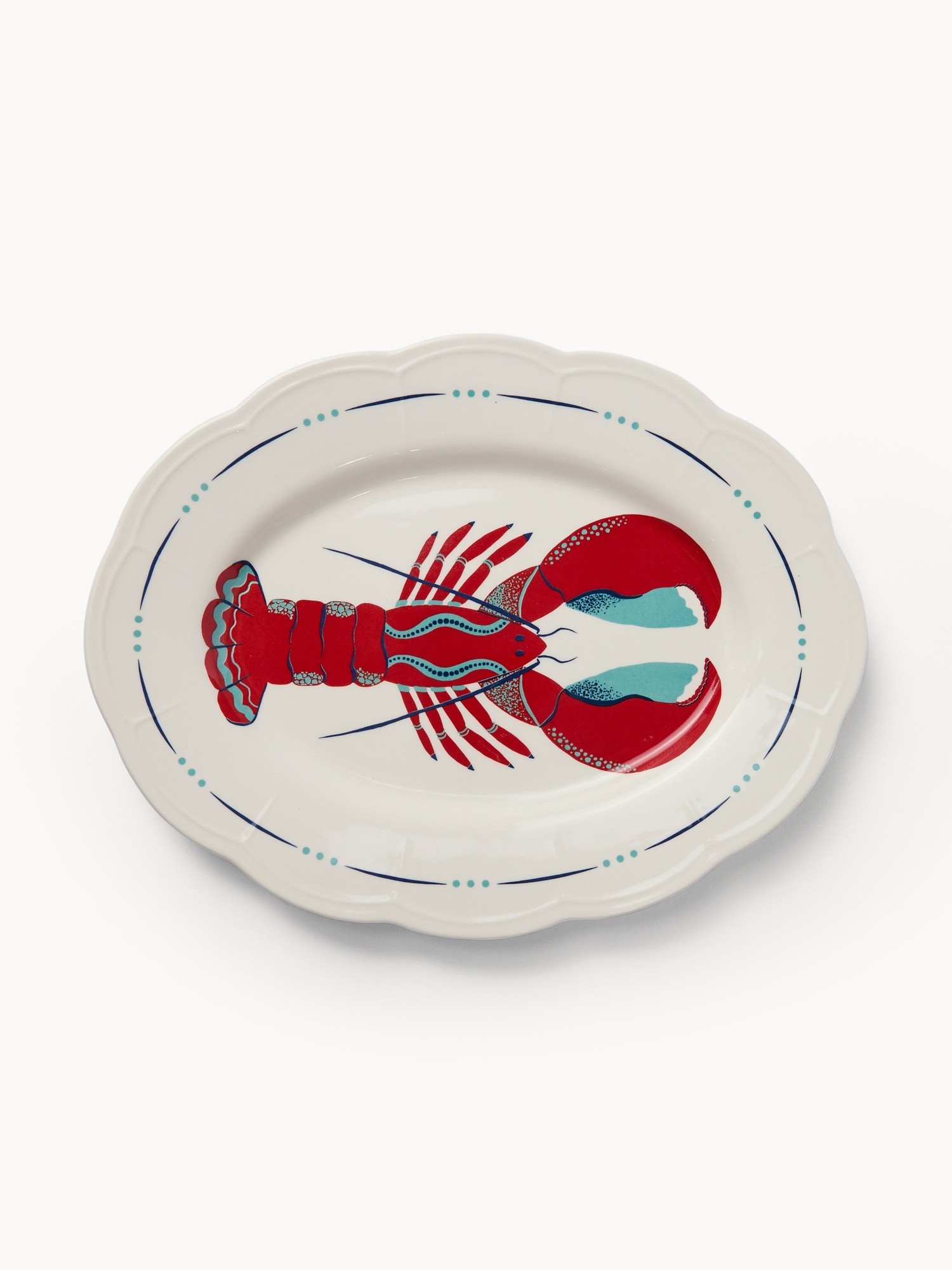 Piatto da portata in ceramica Voyage, Multicolor, large image number 0