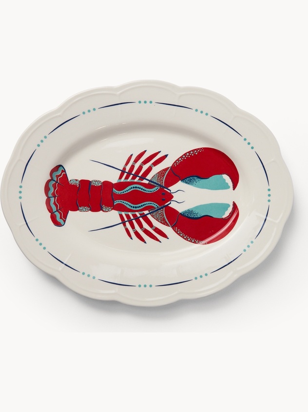 Piatto da portata in ceramica Voyage