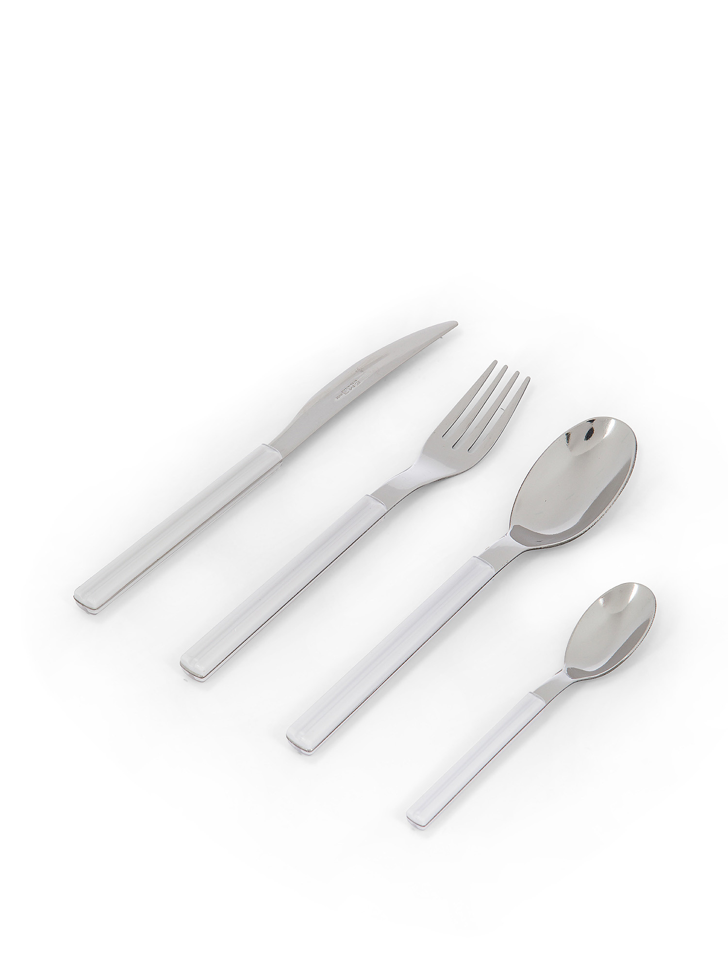24-piece cutlery set, White, large image number 0