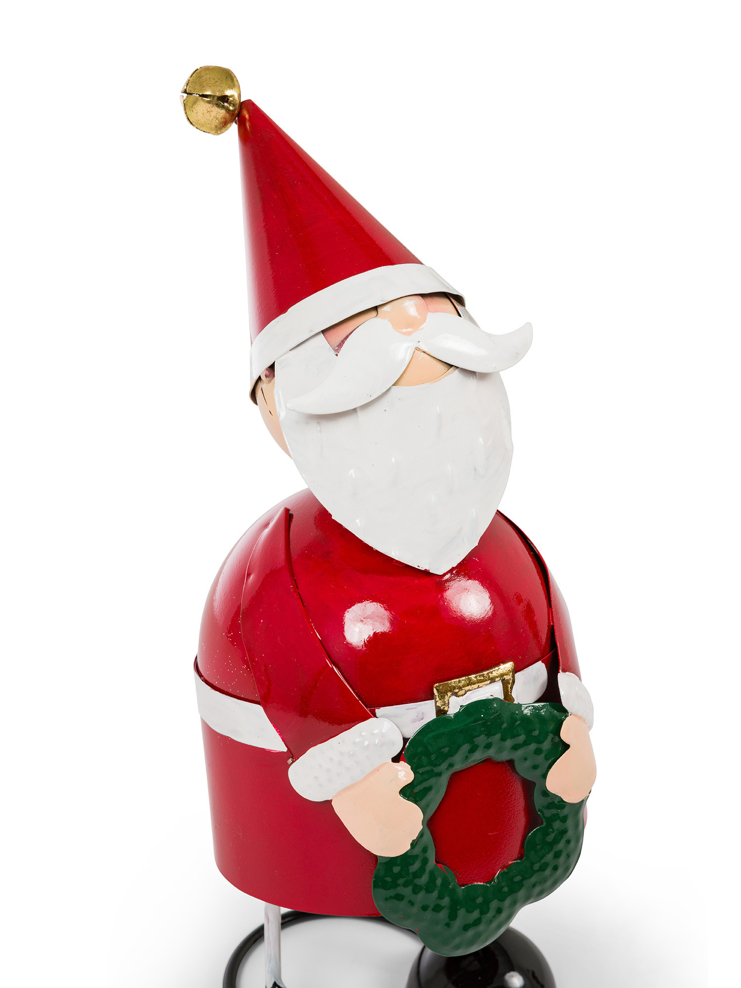 Statuetta babbo Natale in ferro, Rosso, large image number 1