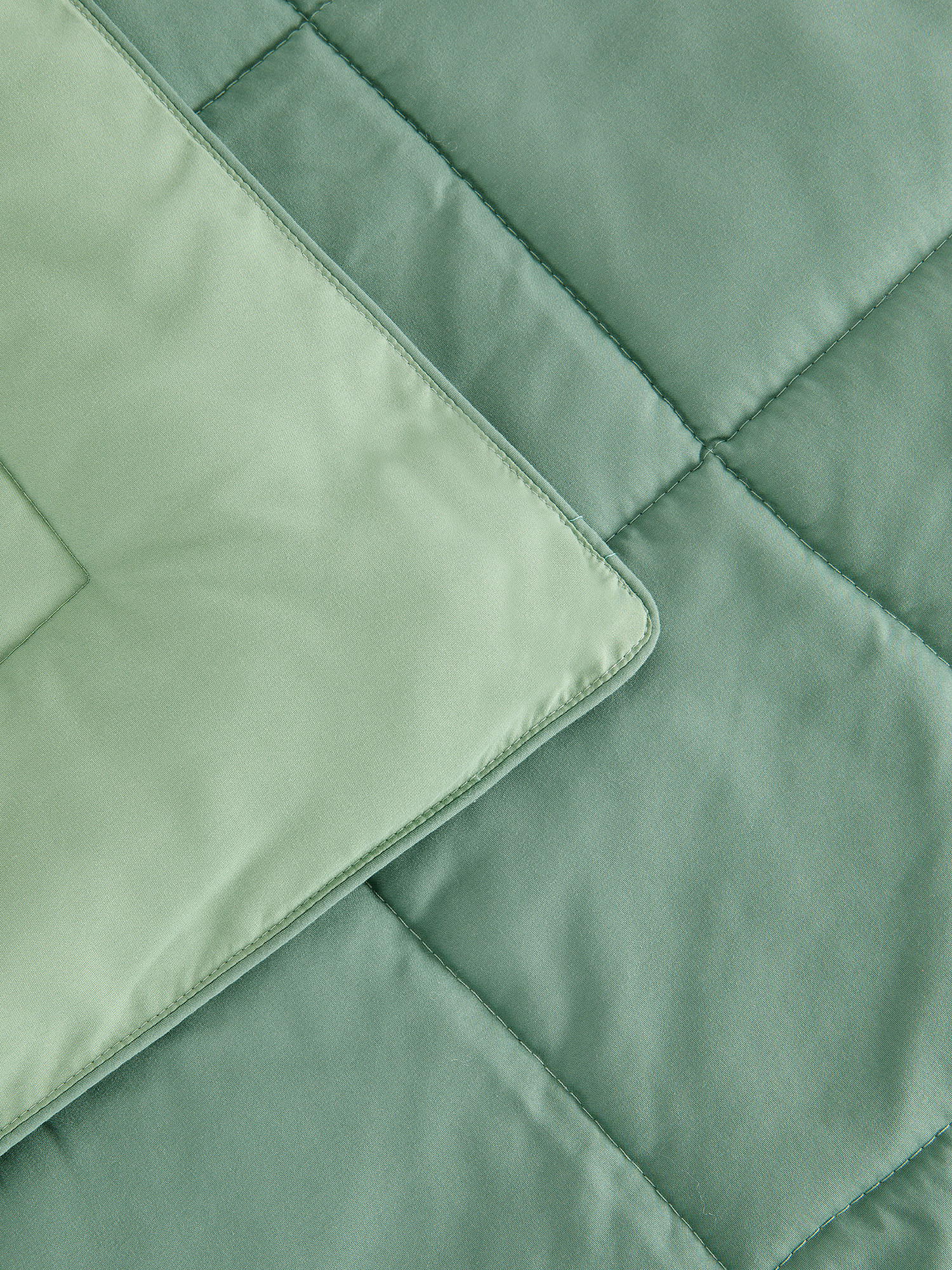 Solid color aloe vera microfiber duvet, Green, large image number 1