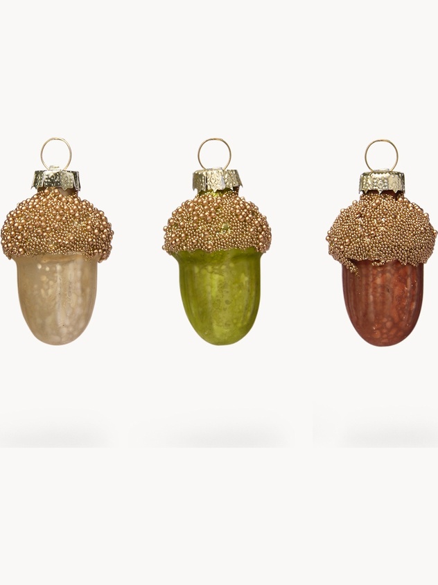 Glass tree ornament