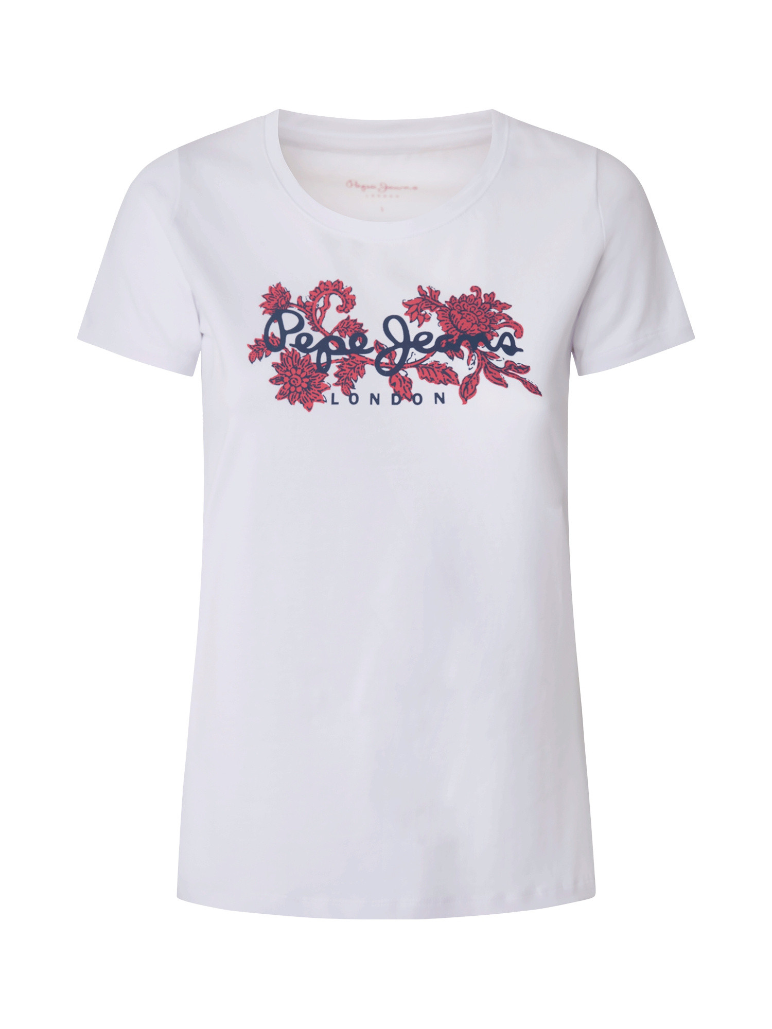 Pepe Jeans - T-shirt with print, White, large image number 0