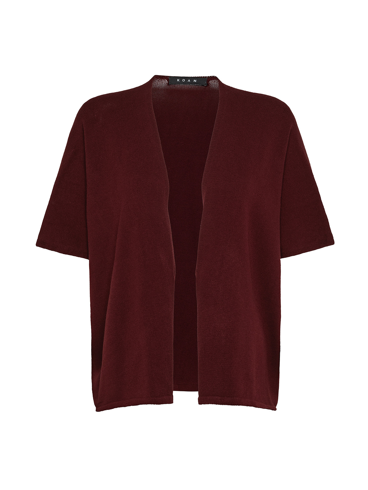 Cardigan, Red Bordeaux, large image number 0