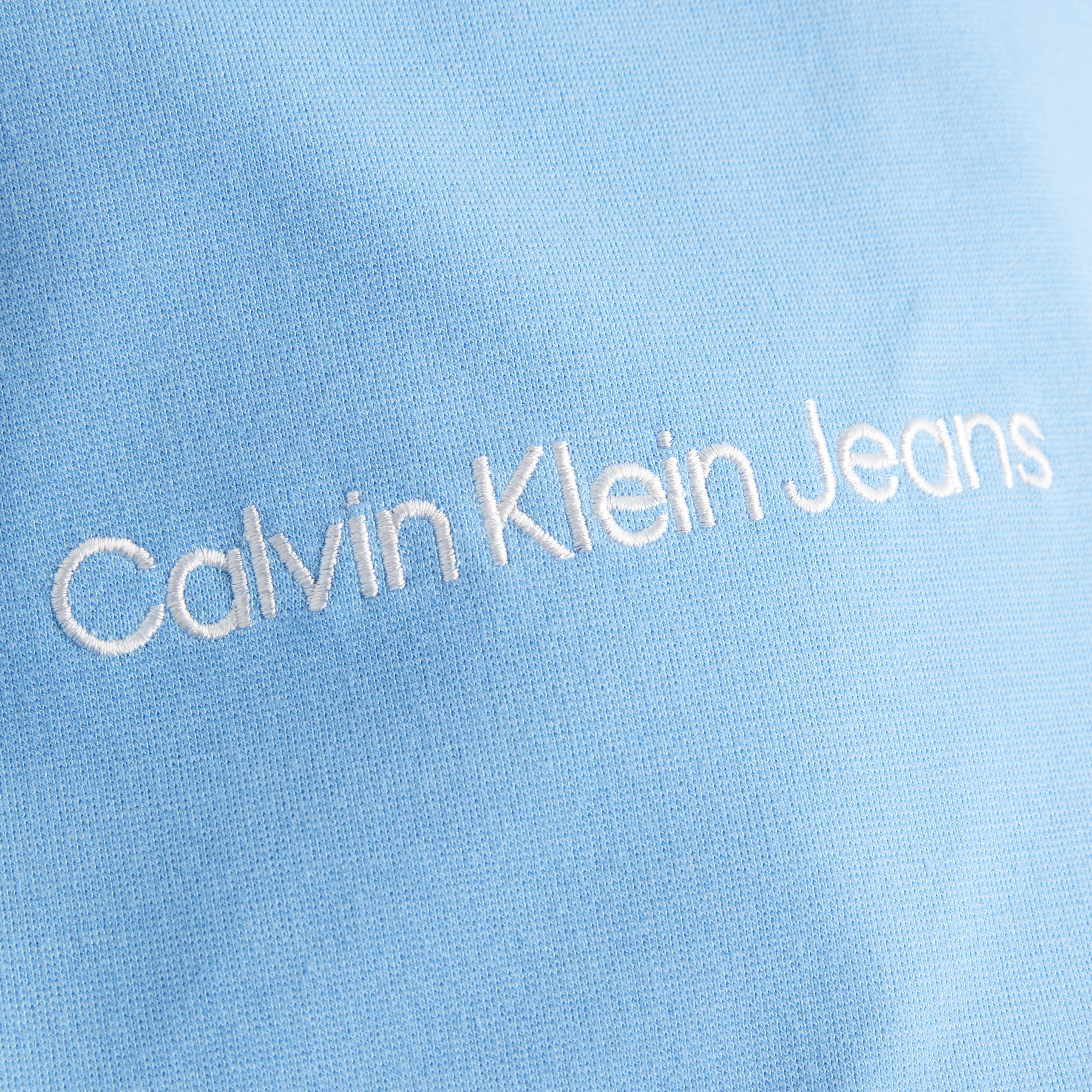 Calvin Klein Jeans - Abito Mono Spalla in Jersey, Azzurro, large image number 2