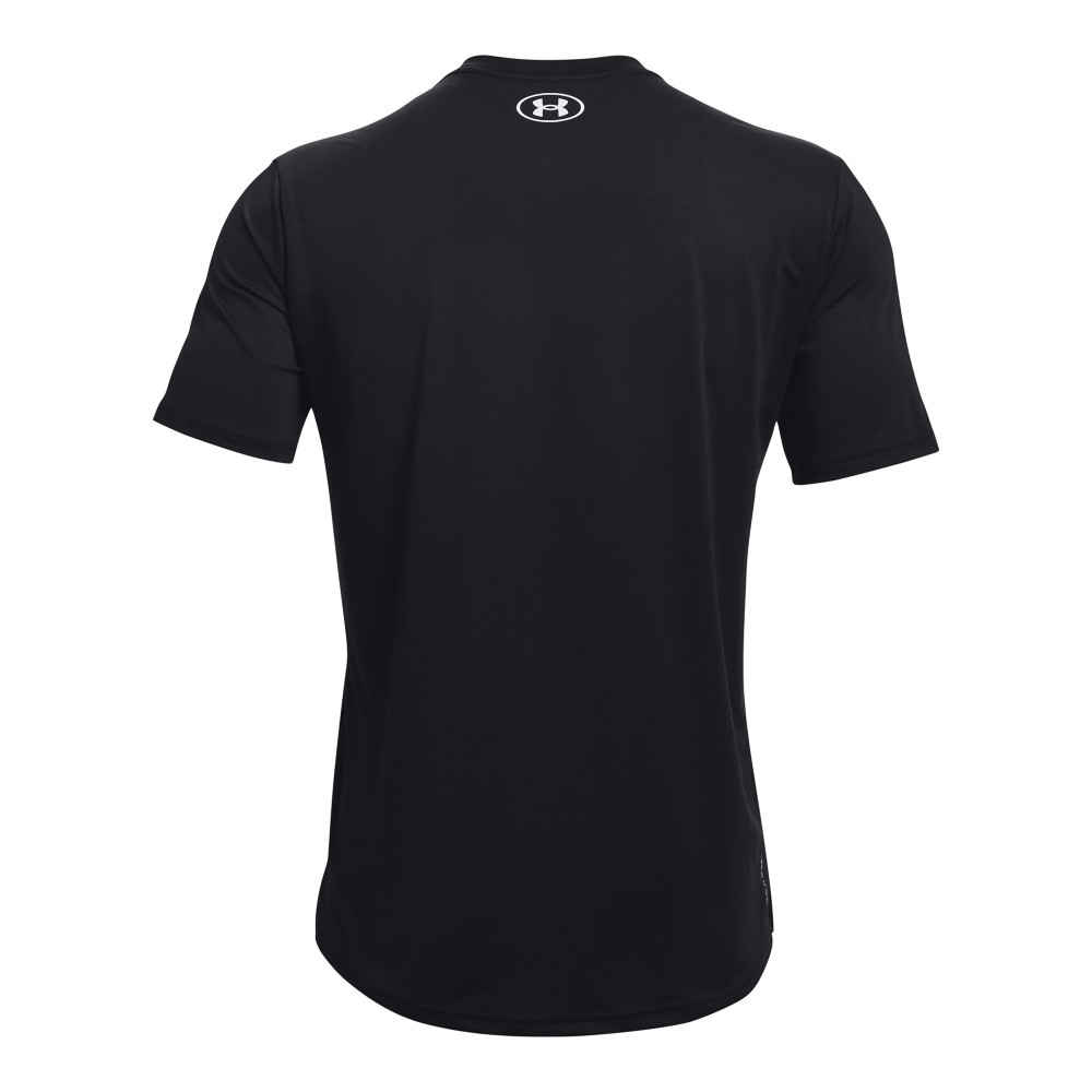 T-shirt with reflective logo, Black, large image number 1