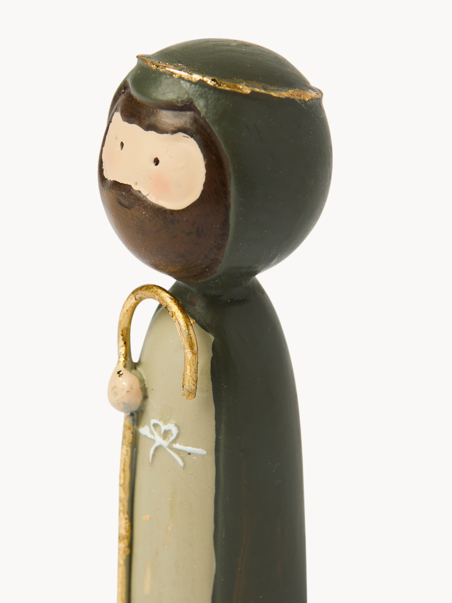 Statuetta in resina natività, Verde, large image number 1