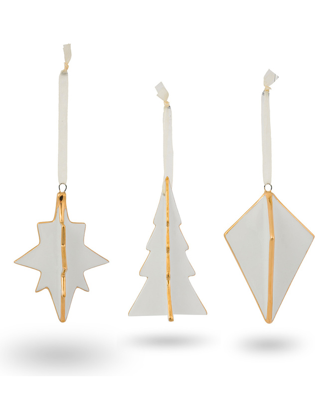 Porcelain tree decoration