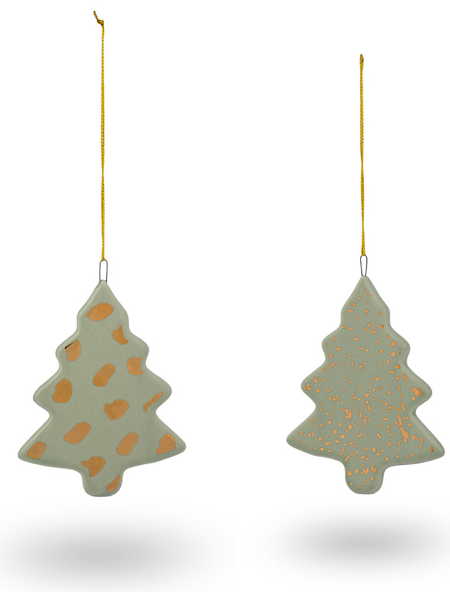 Porcelain tree decoration