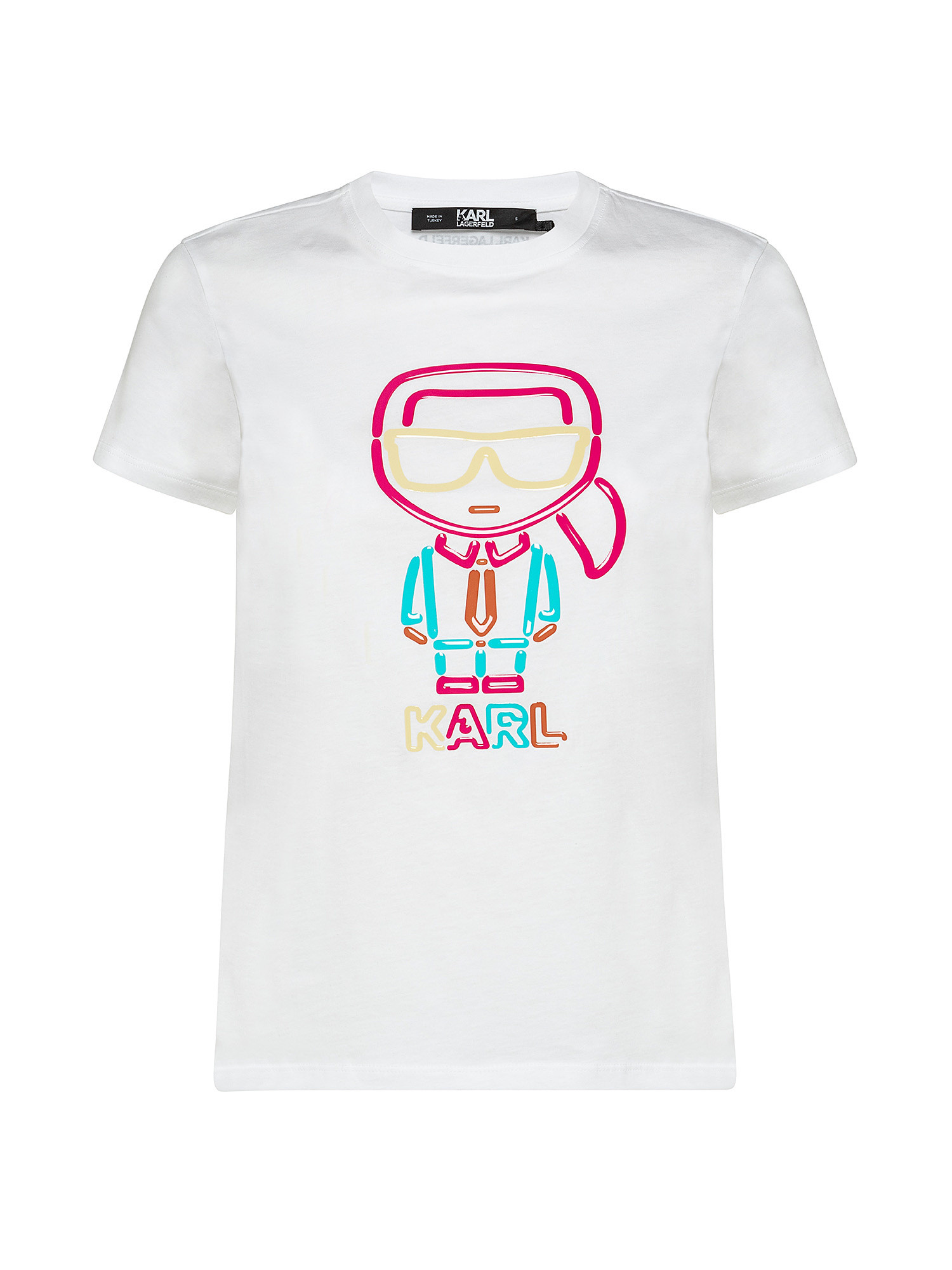 T-shirt con logo Jelly Karl, Bianco, large image number 0