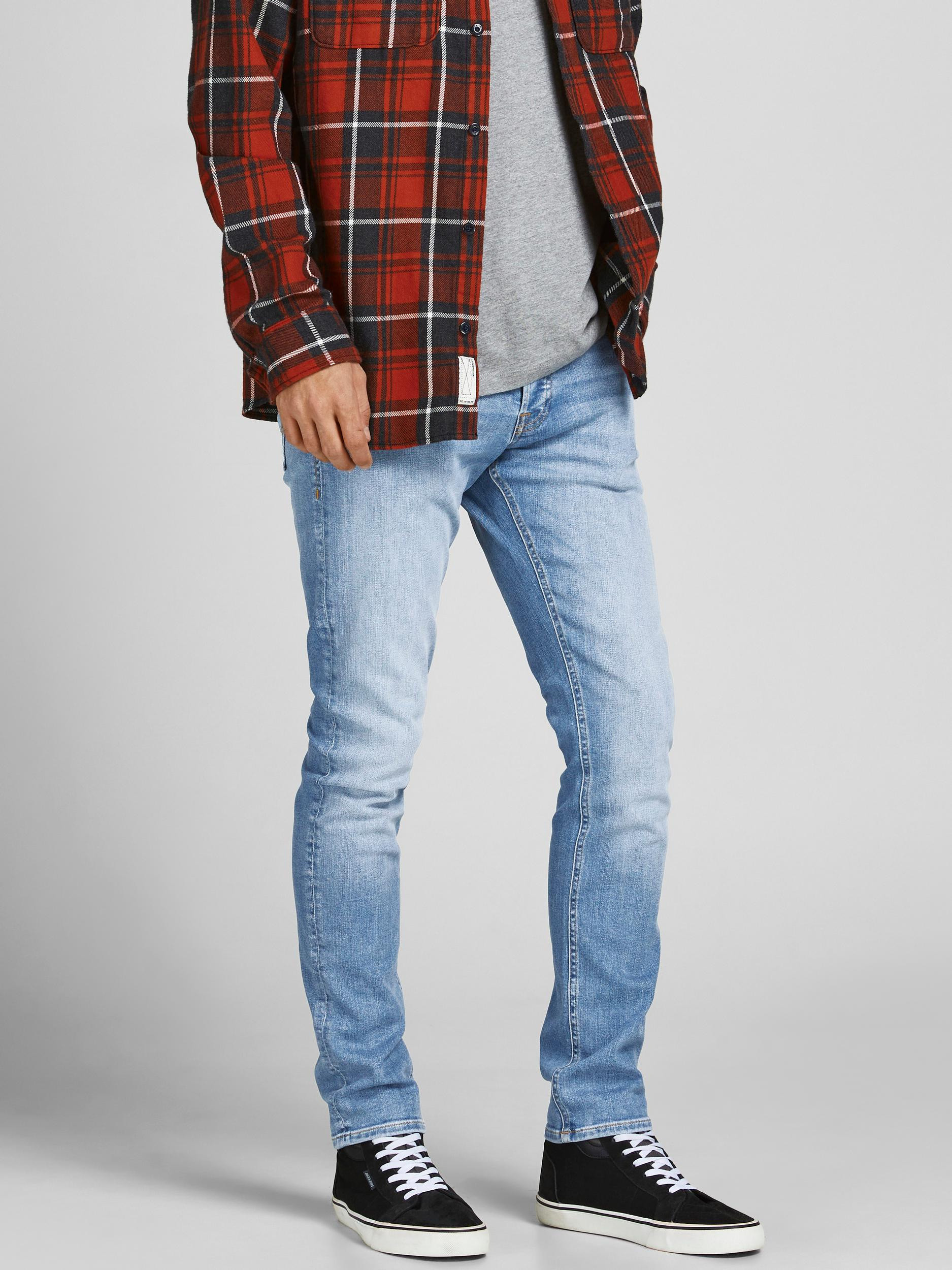 Jack & Jones - Slim fit five pocket jeans, Denim, large image number 4