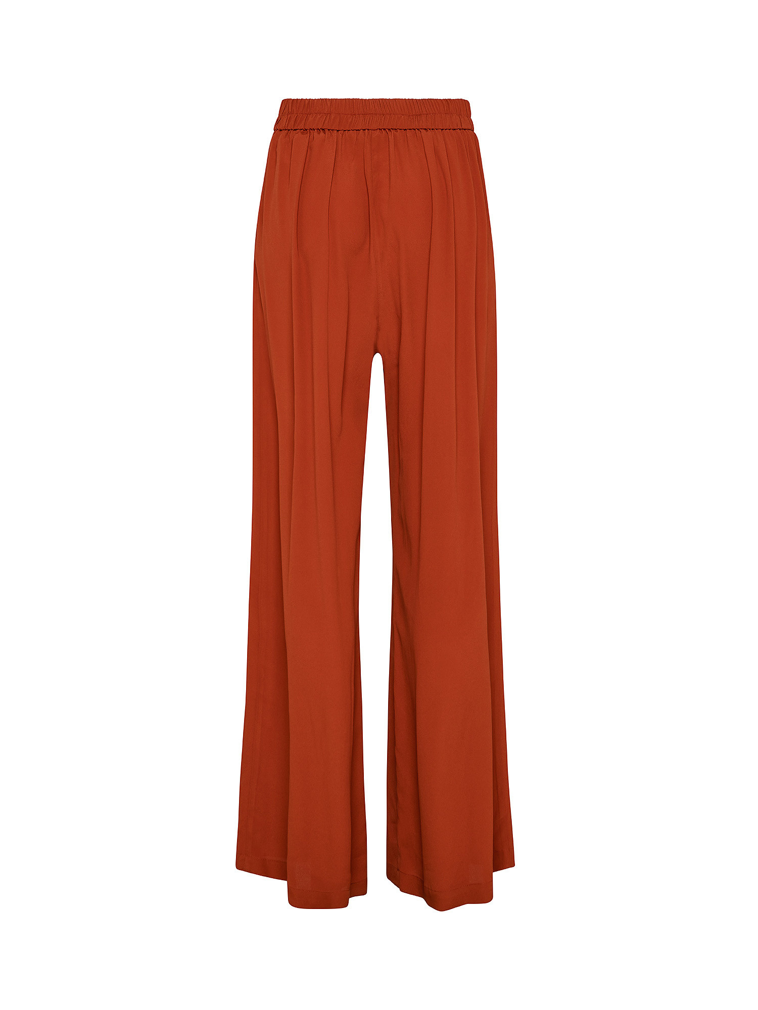 Pantaloni Aspen in misto cràªpe-seta, Rosso, large image number 1