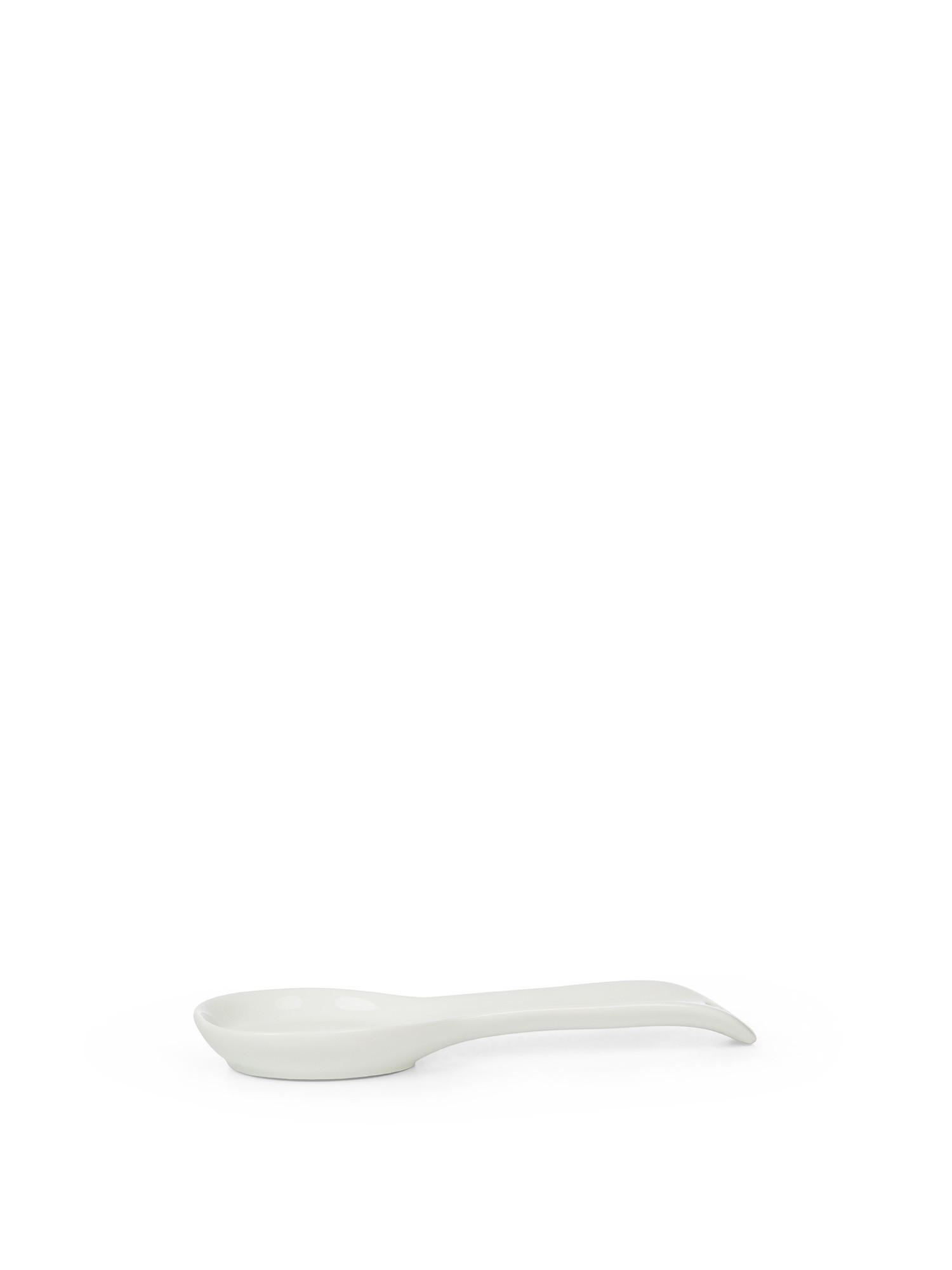 White porcelain spoon holder, White, large image number 0
