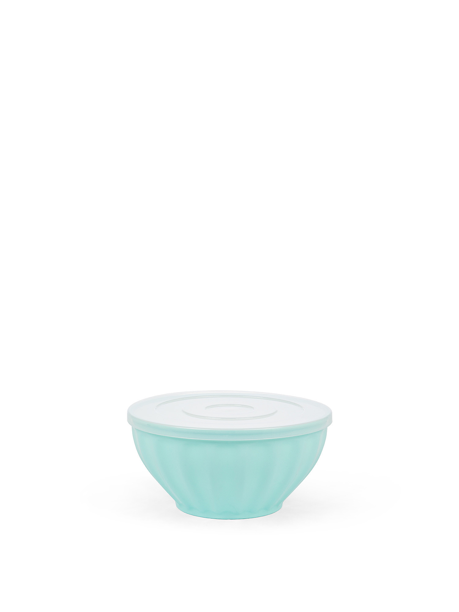 Plastic container with lid, Turquoise, large image number 0