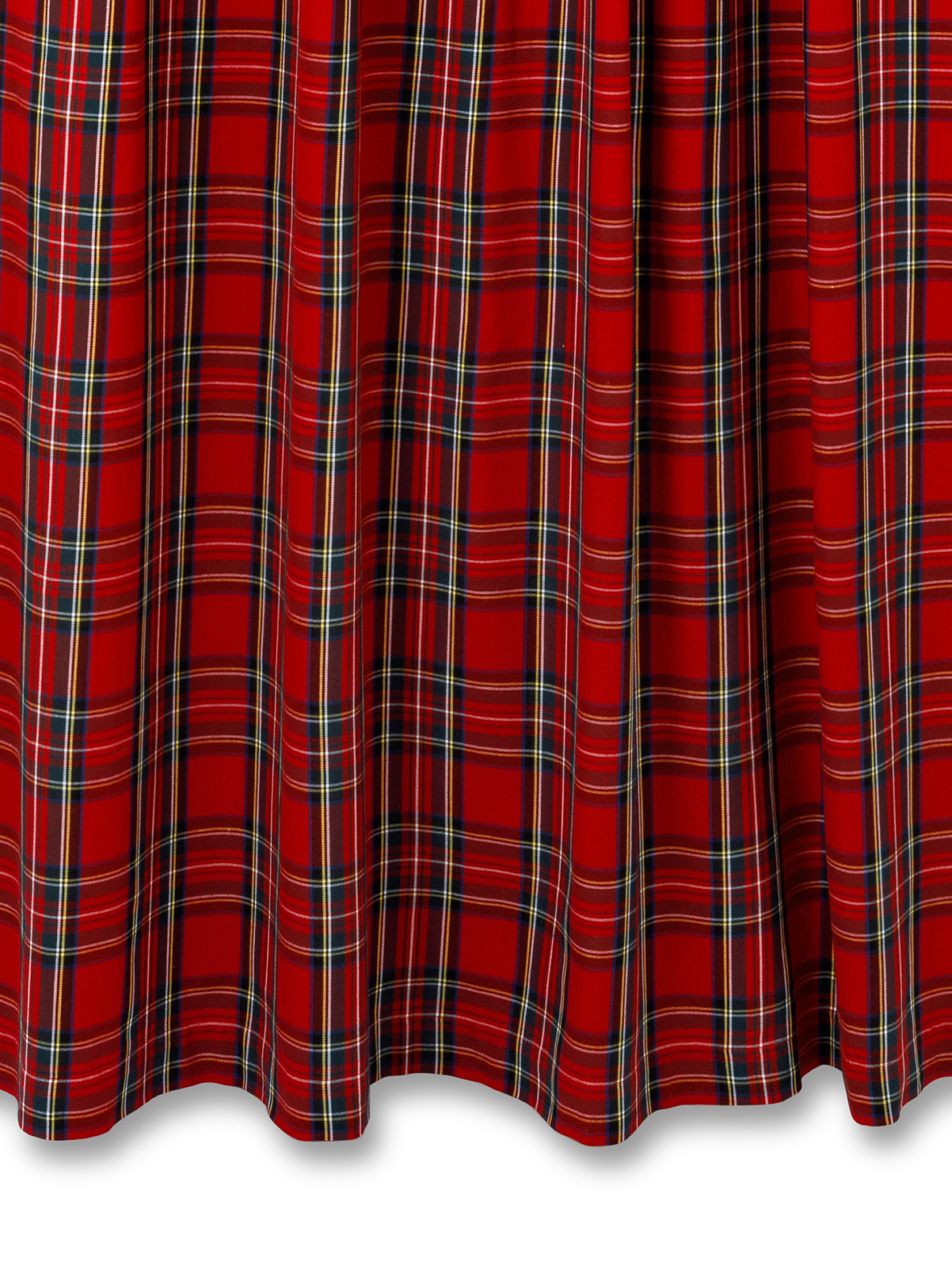 Tenda in cotone motivo tartan, Rosso, large image number 1