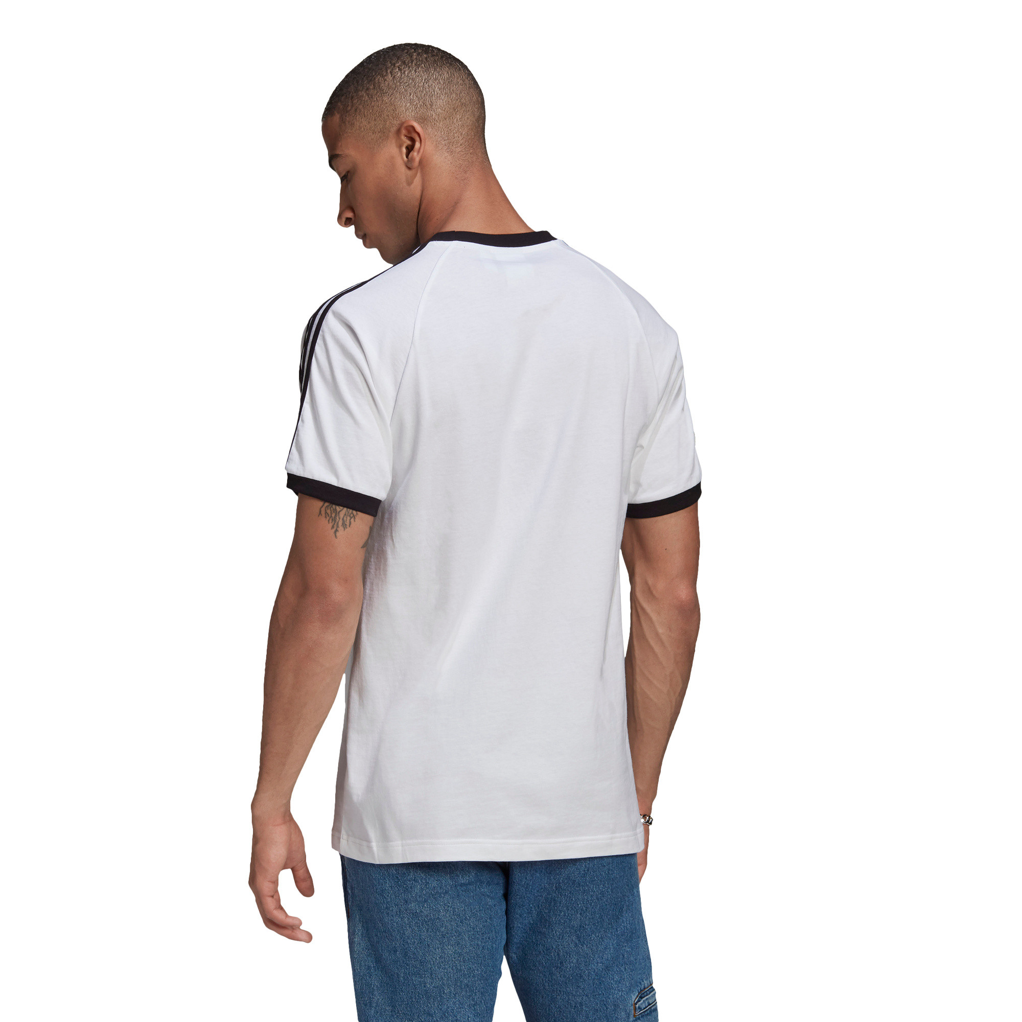 T-shirt adicolor classics 3-stripes, Bianco, large image number 1