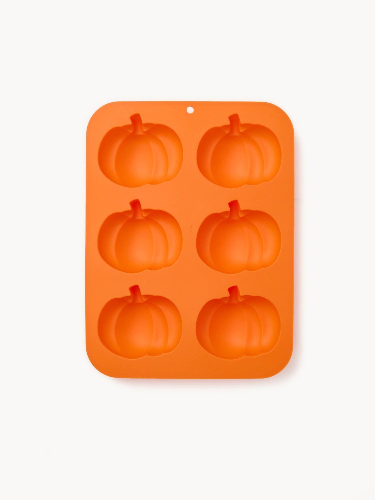 Pumpkin-shaped silicone mold, Orange, large image number 0