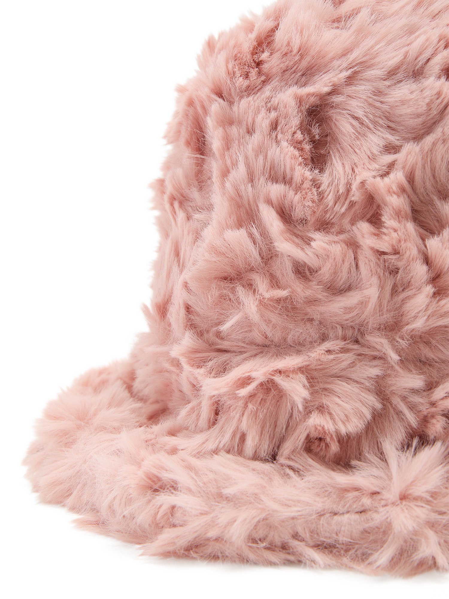 Koan - Eco fur cloche hat, Pink, large image number 1