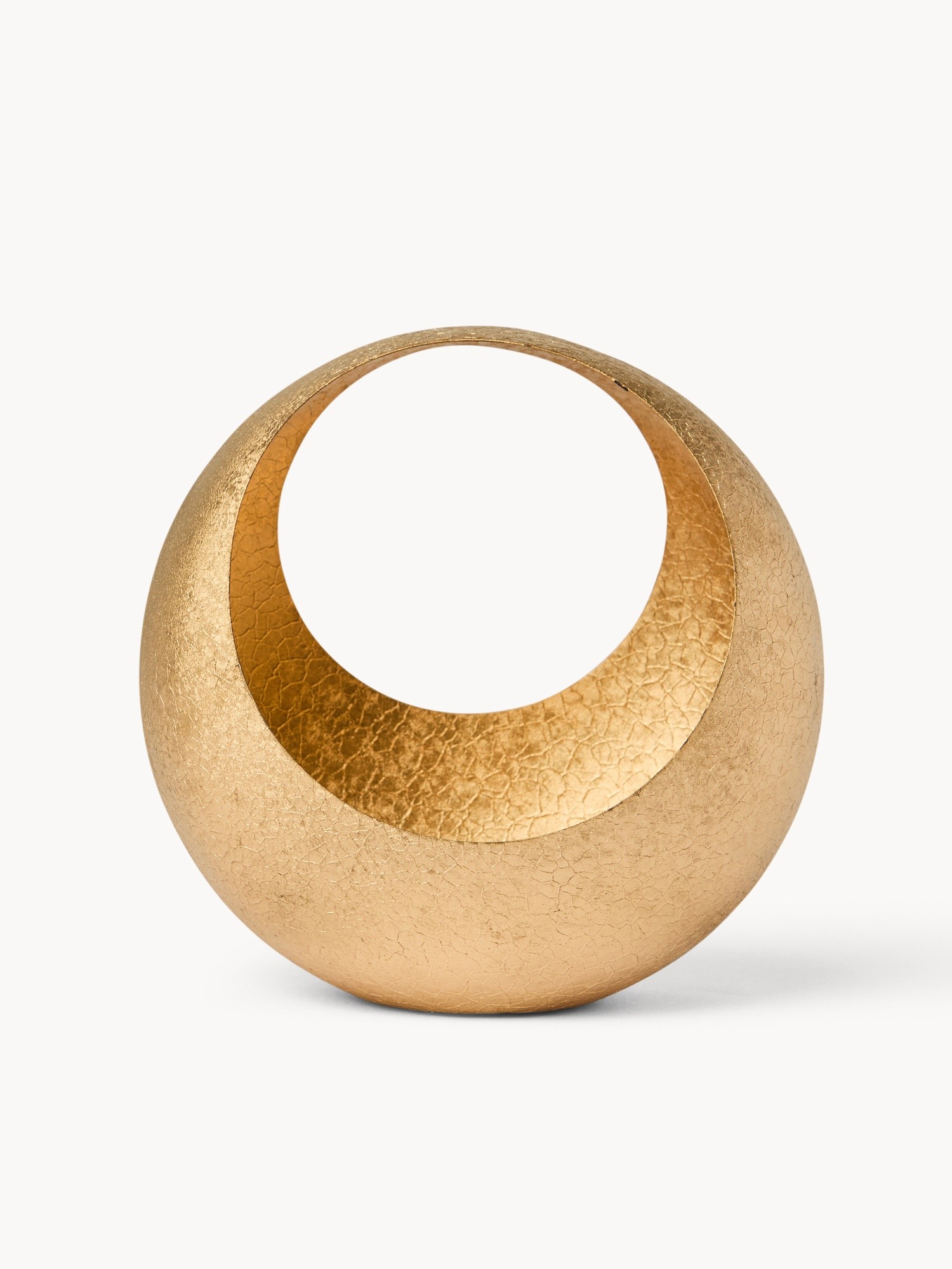 Porta t-light centrotavola finitura dorata, Oro, large image number 0