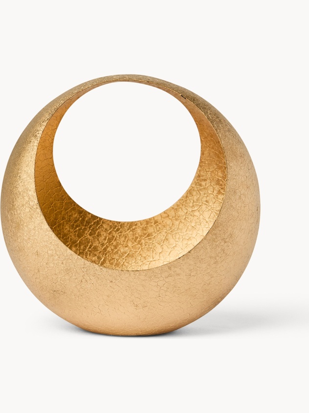 Porta t-light centrotavola finitura dorata