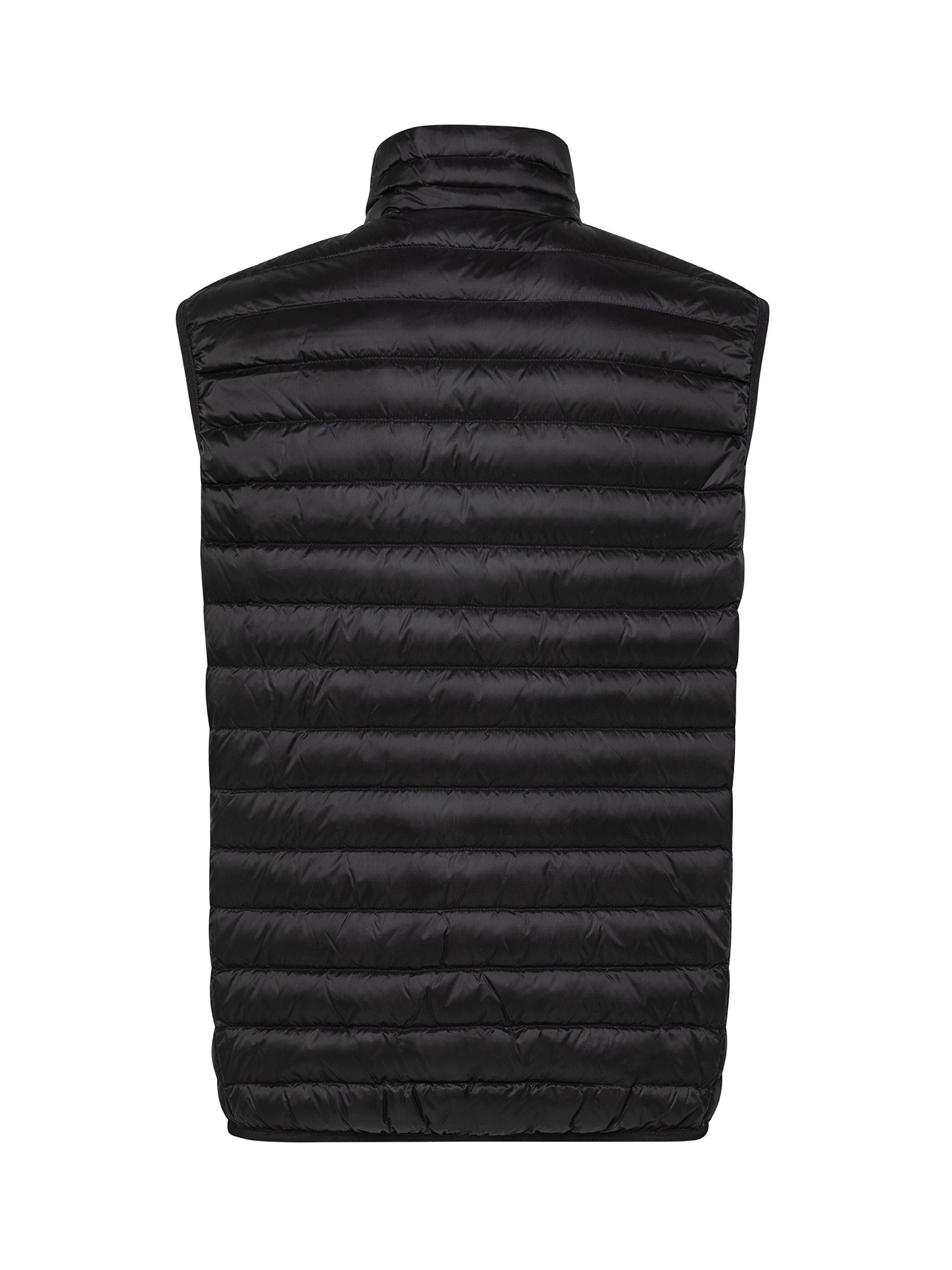 Ciesse Piumini - Full zip quilted gilet in nylon, Black, large image number 1