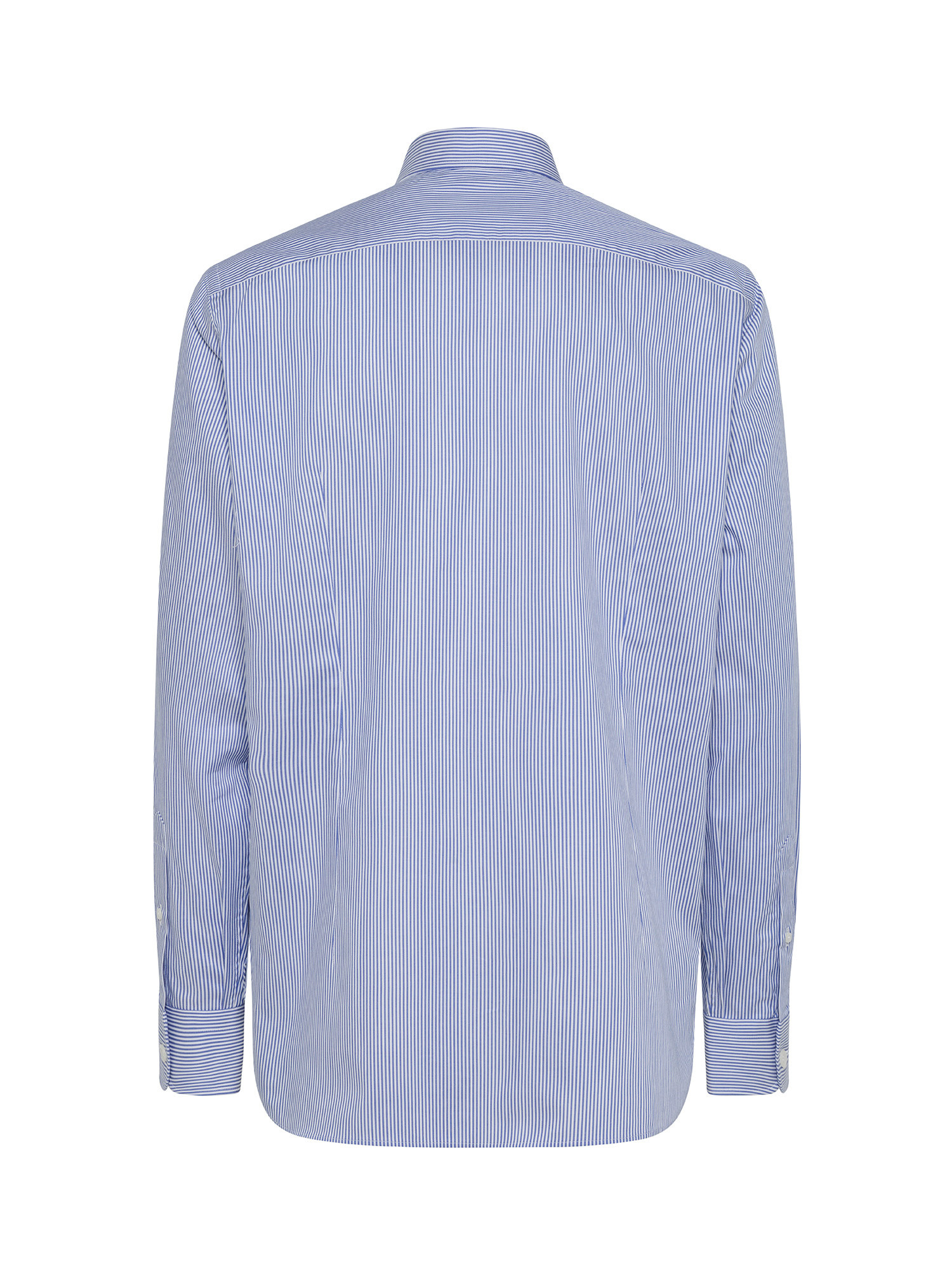 Luca D'Altieri - Camicia slim fit in puro cotone, Blu, large image number 1