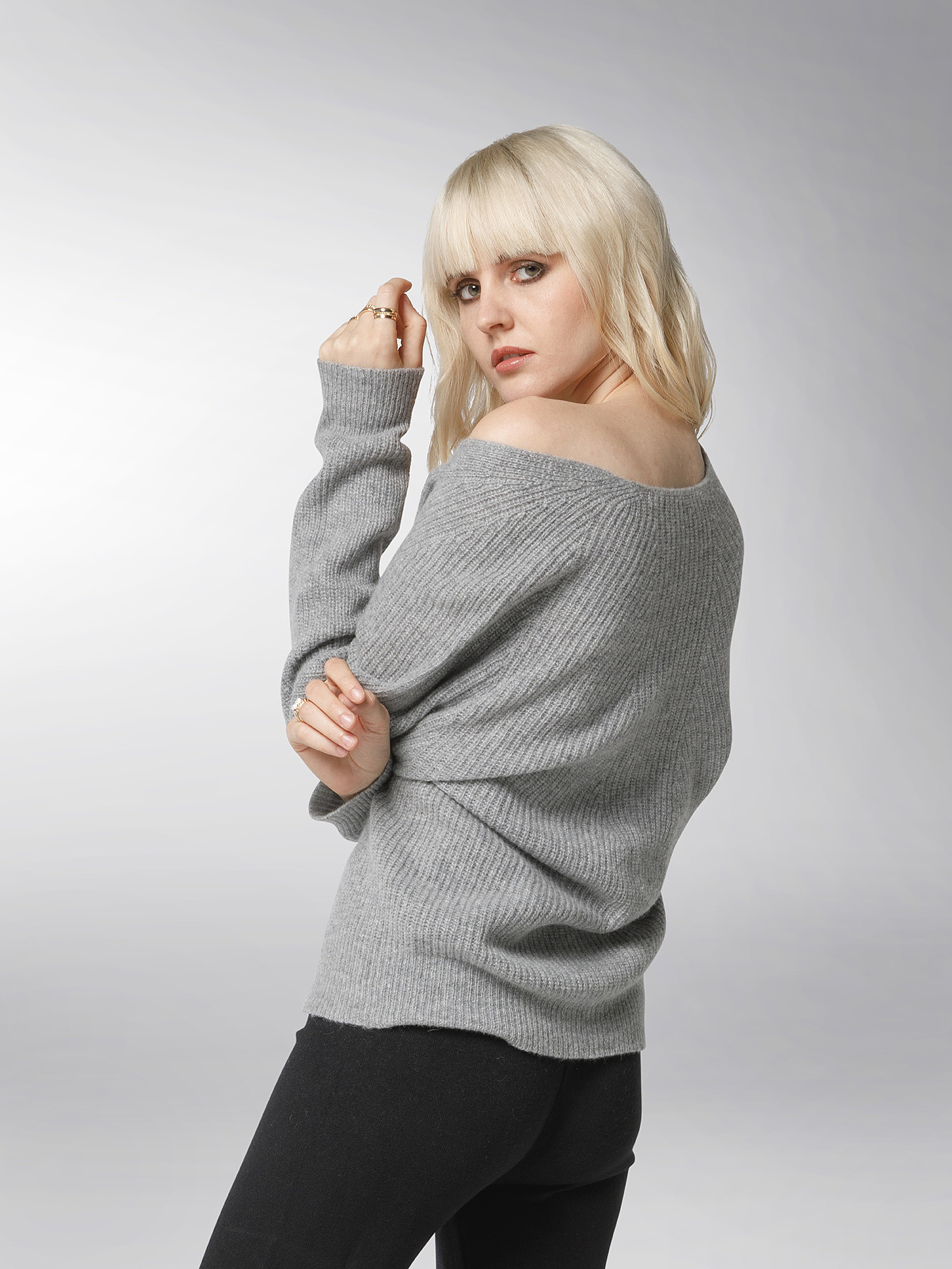 K Collection - Cardigan, Grigio, large image number 3