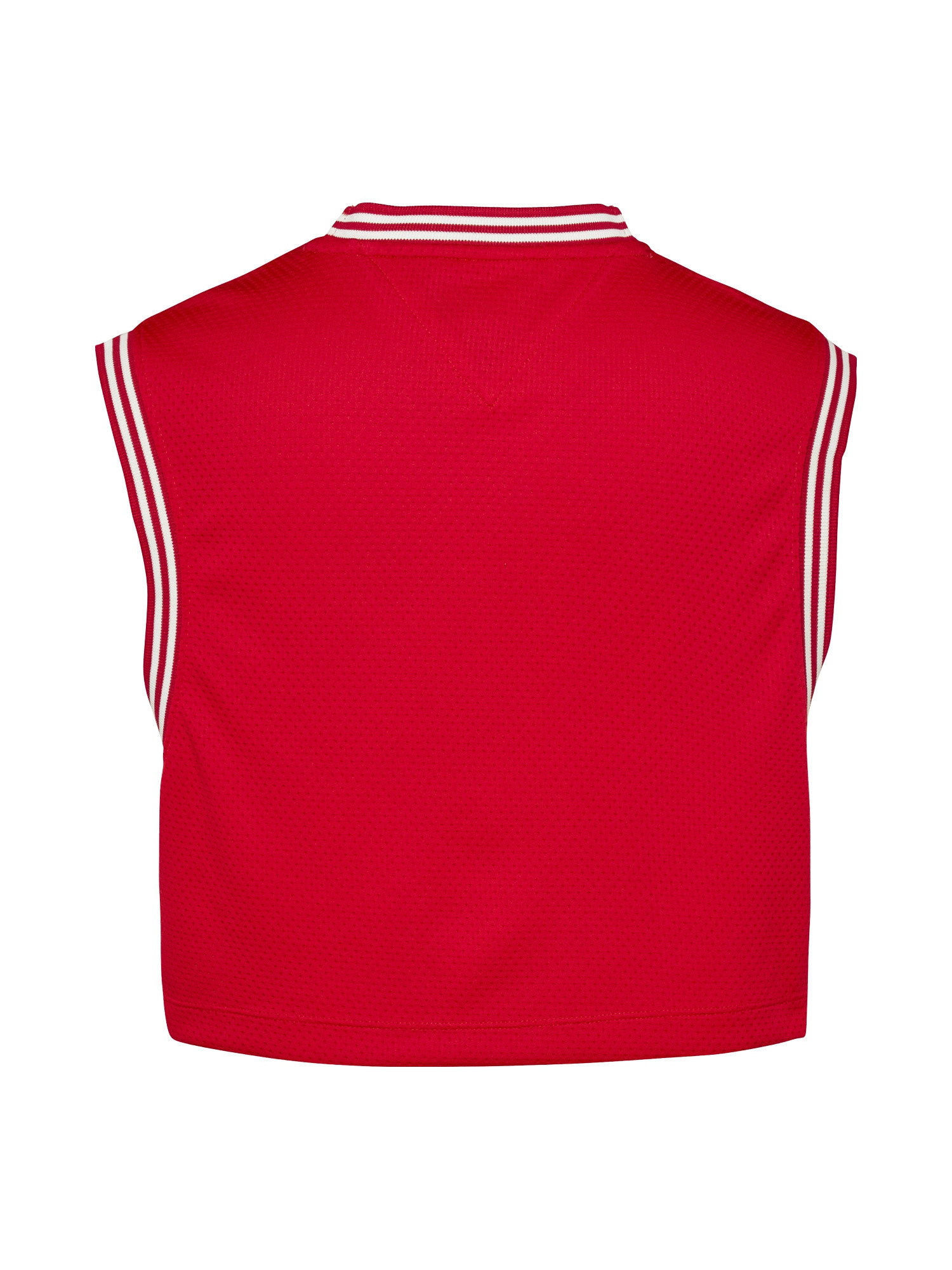 Tommy Jeans - Cropped tank top, Red, large image number 1