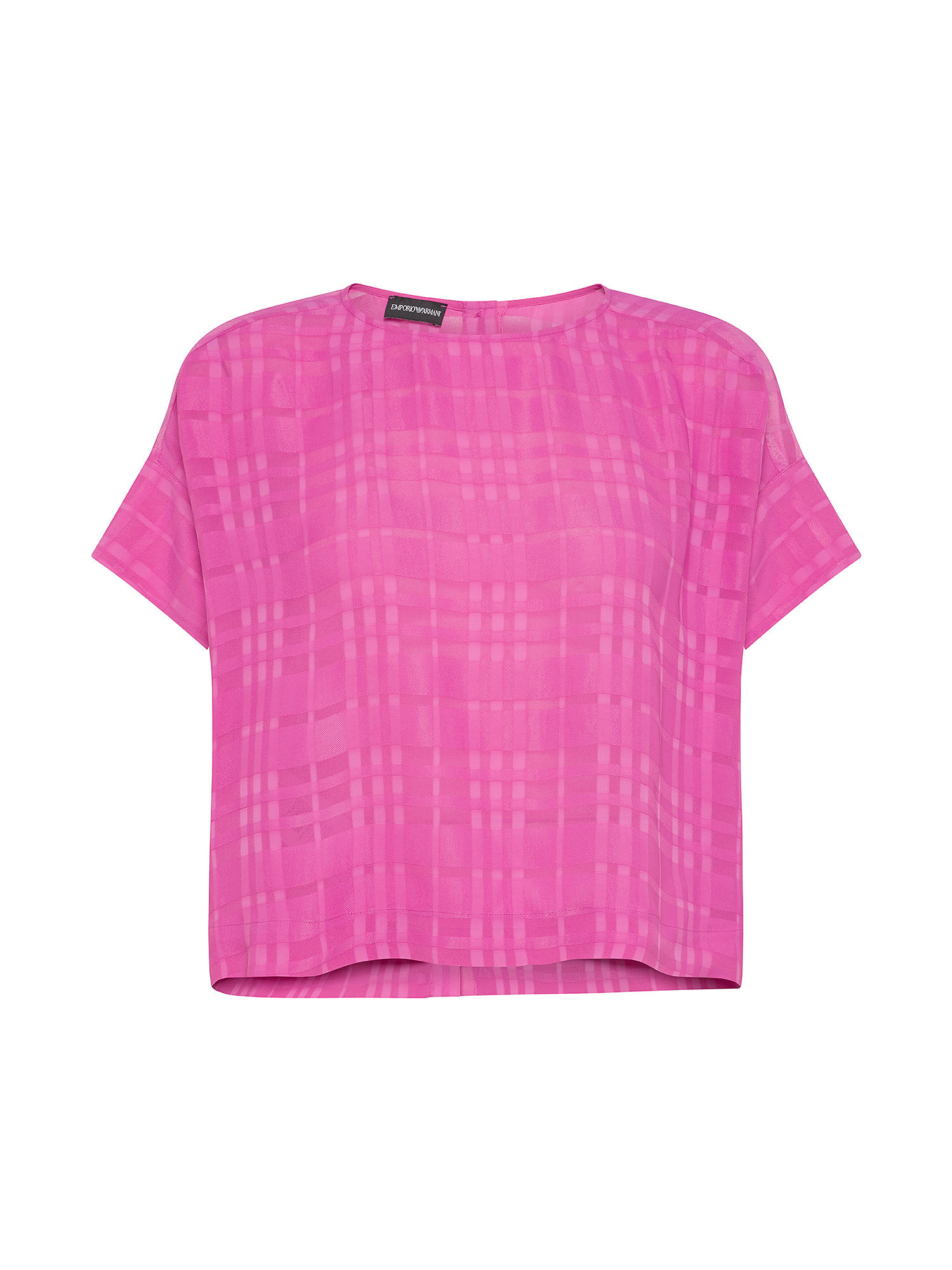 Emporio Armani - Patterned top, Pink Fuchsia, large image number 0