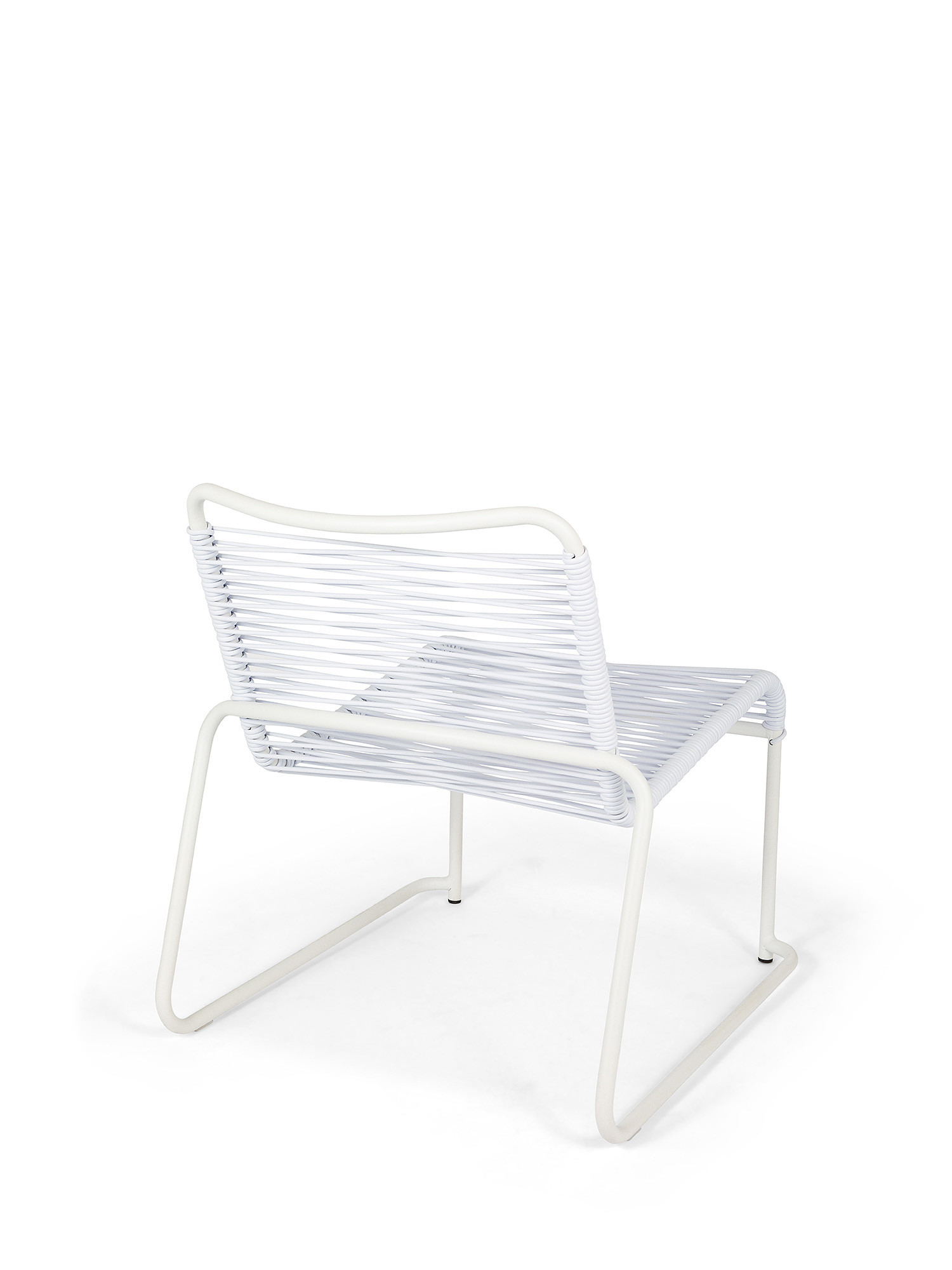 Fiam - Outdoor armchair in aluminum and PVC Lido, Grey, large image number 1