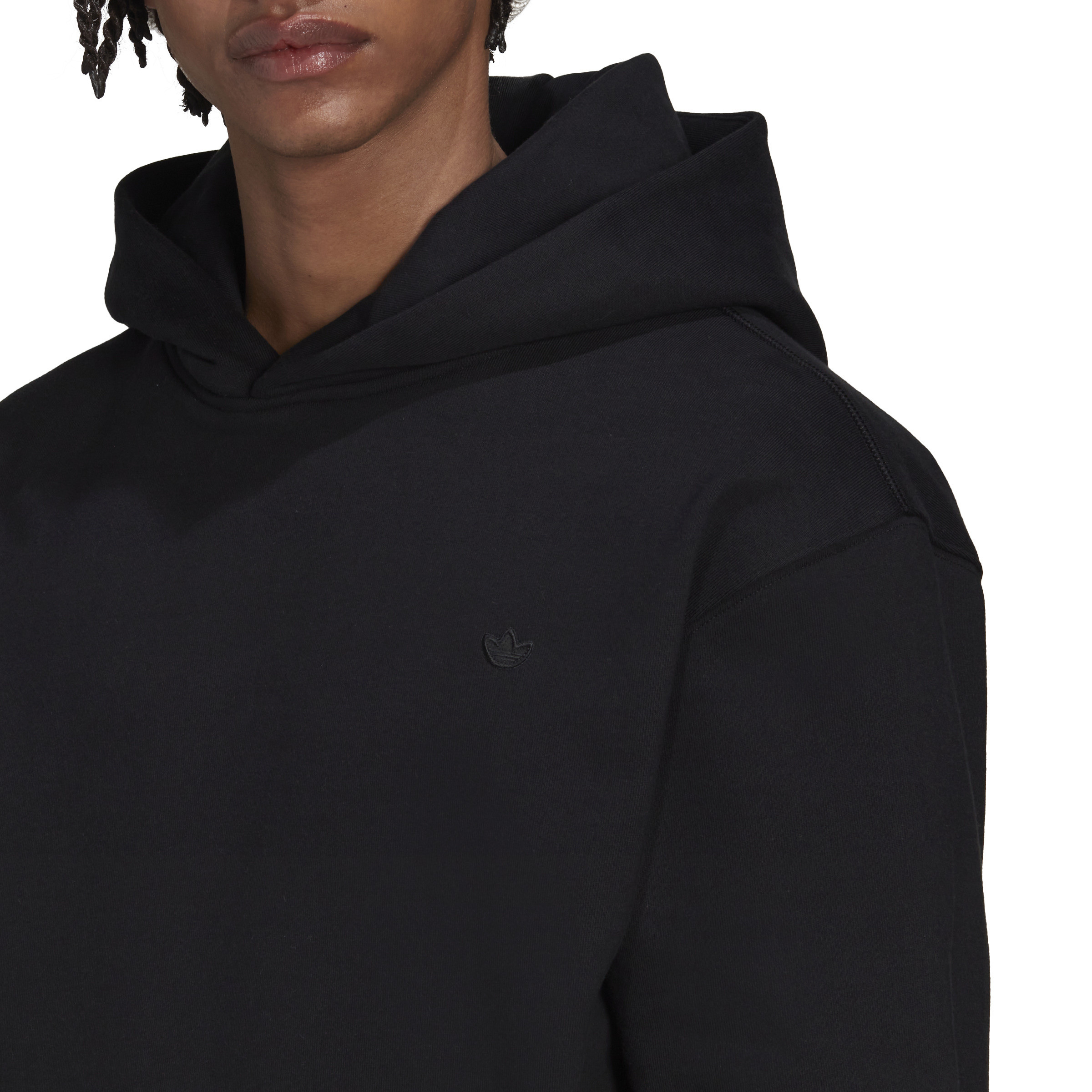 Adidas - Hooded sweatshirt adicolor, Black, large image number 2