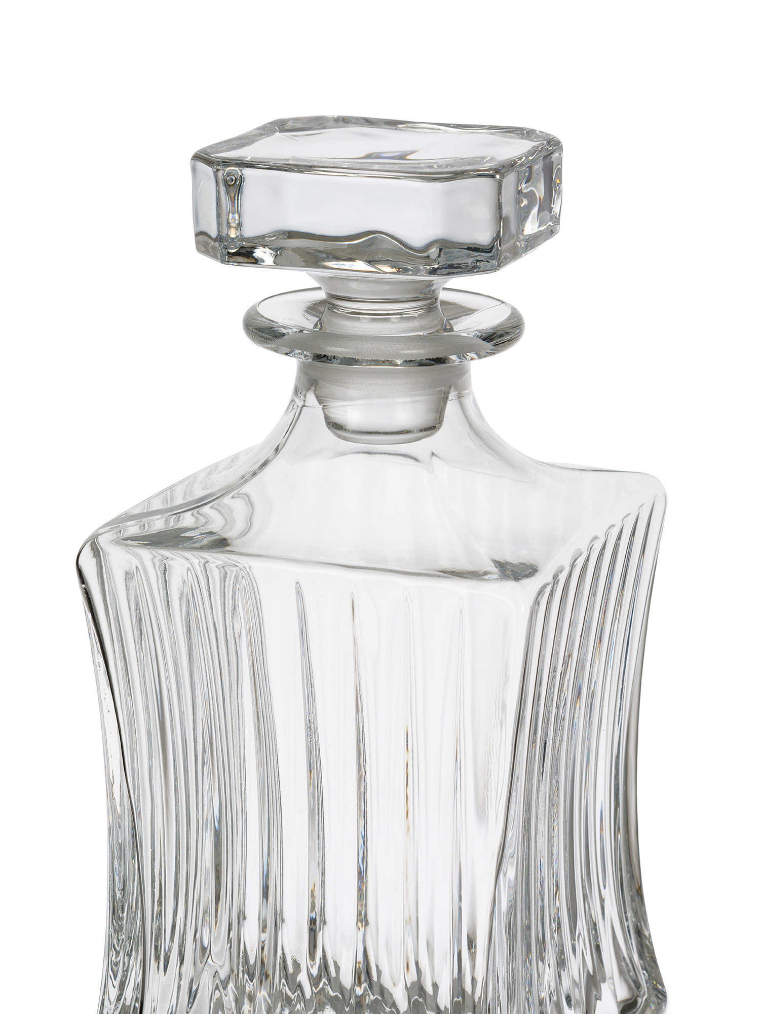 Crystal whiskey bottle, Transparent, large image number 1