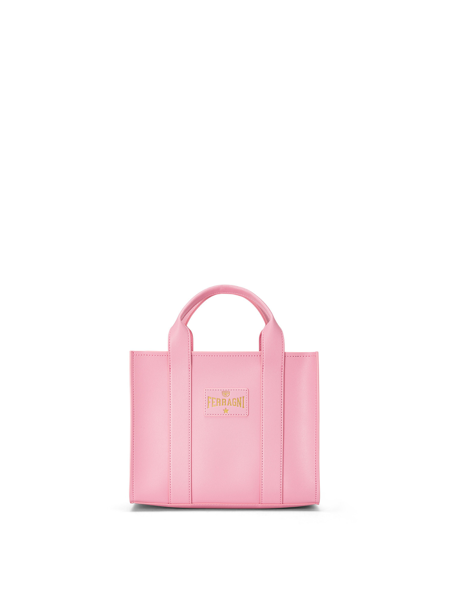 Chiara Ferragni - Shopping bag Range N stretch, Rosa chiaro, large image number 0