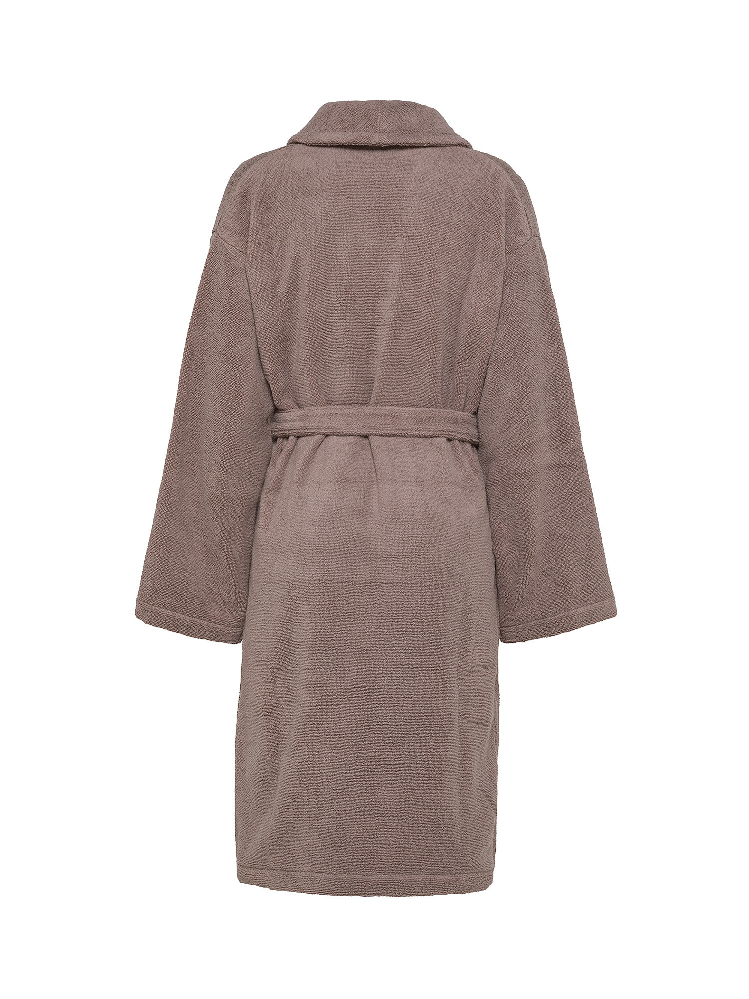 Thermae premium quality cotton bathrobe, Brown, large image number 1