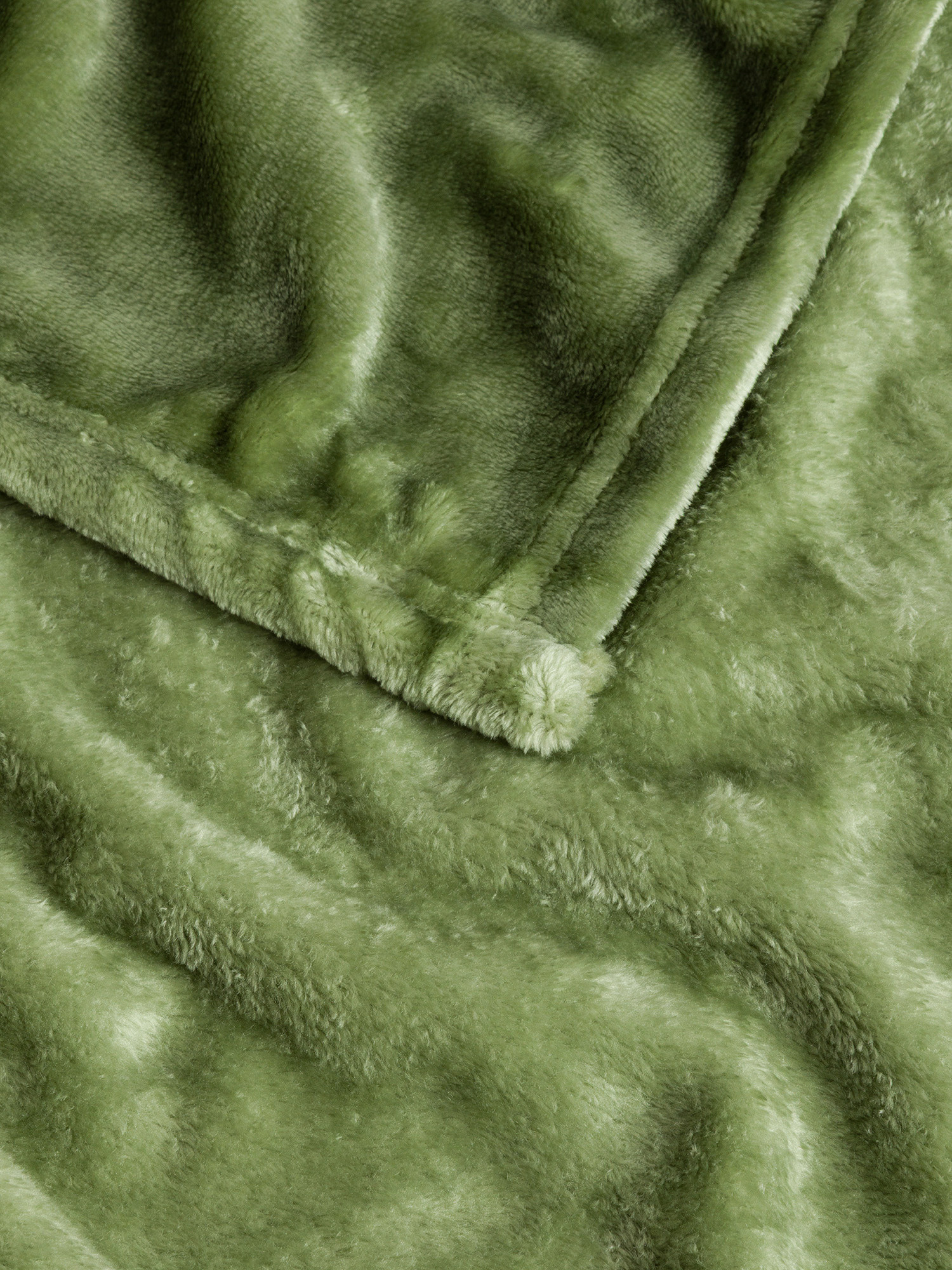Maxi plaid flannel fleece, Verde, large image number 1
