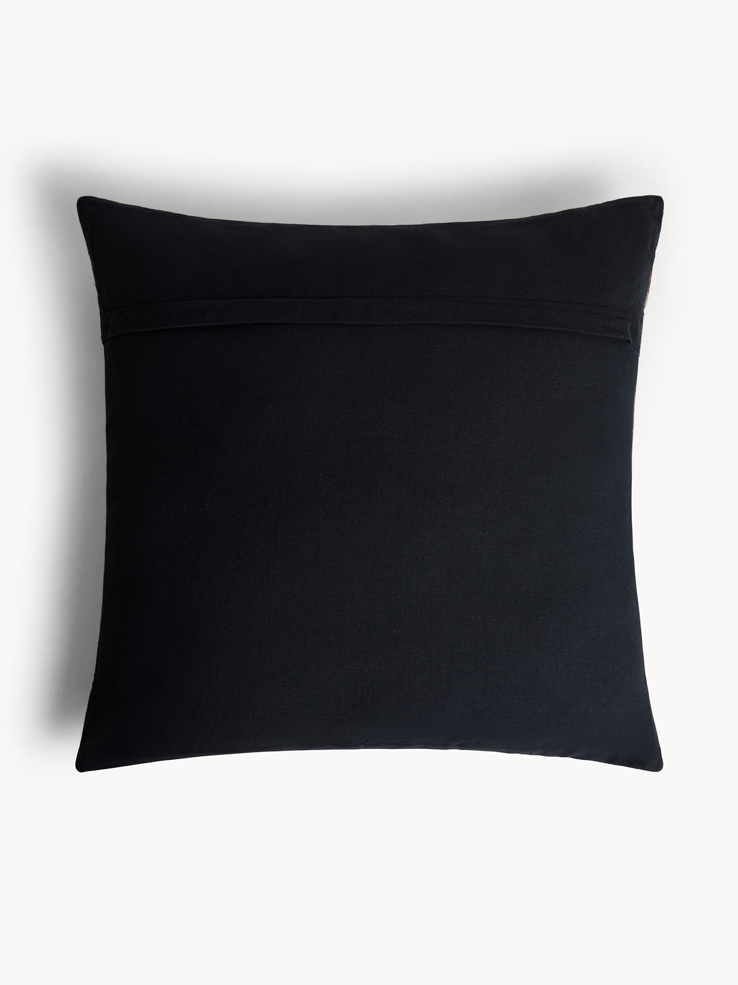 45x45 cm cushion with floral print and fringe, Multicolor, large image number 1