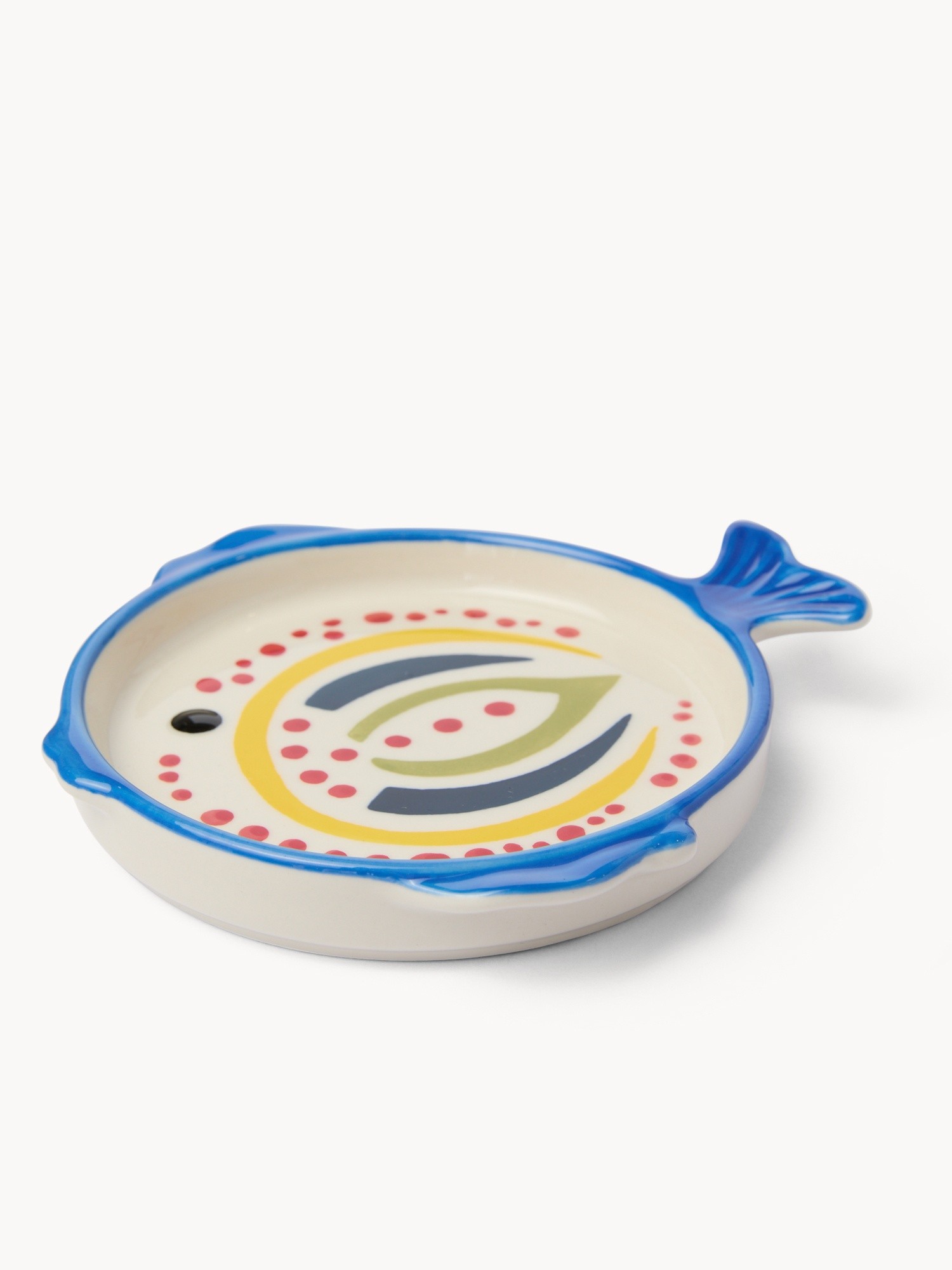 Ceramic fish saucer, Multicolor, large image number 1