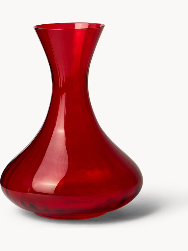Decanter in vetro spruzzato finitura optical