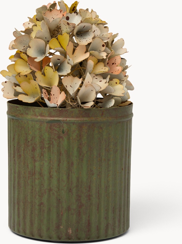 Soprammobile in ferro a forma di fiore