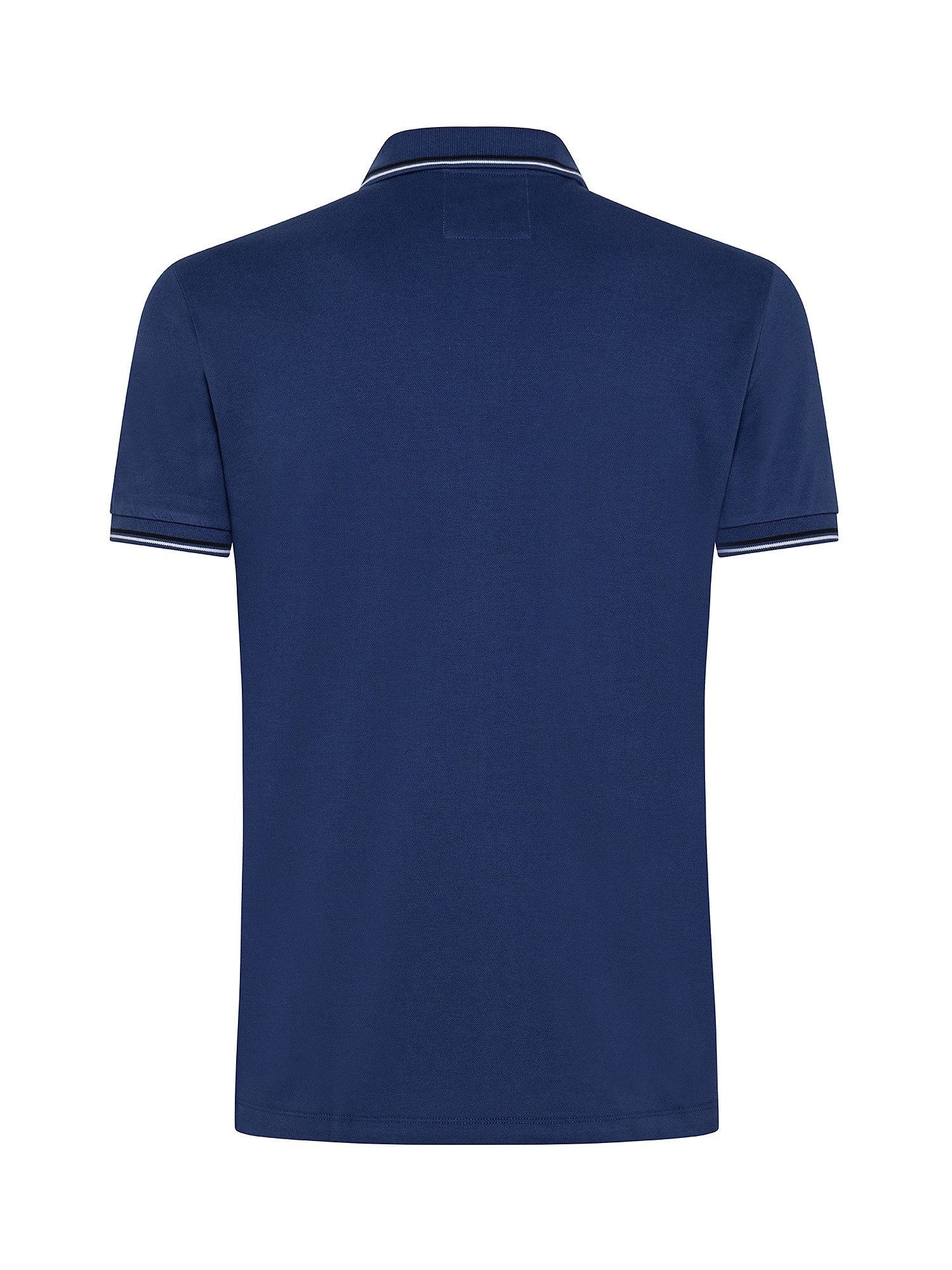 Piquet polo shirt, Blue, large image number 1