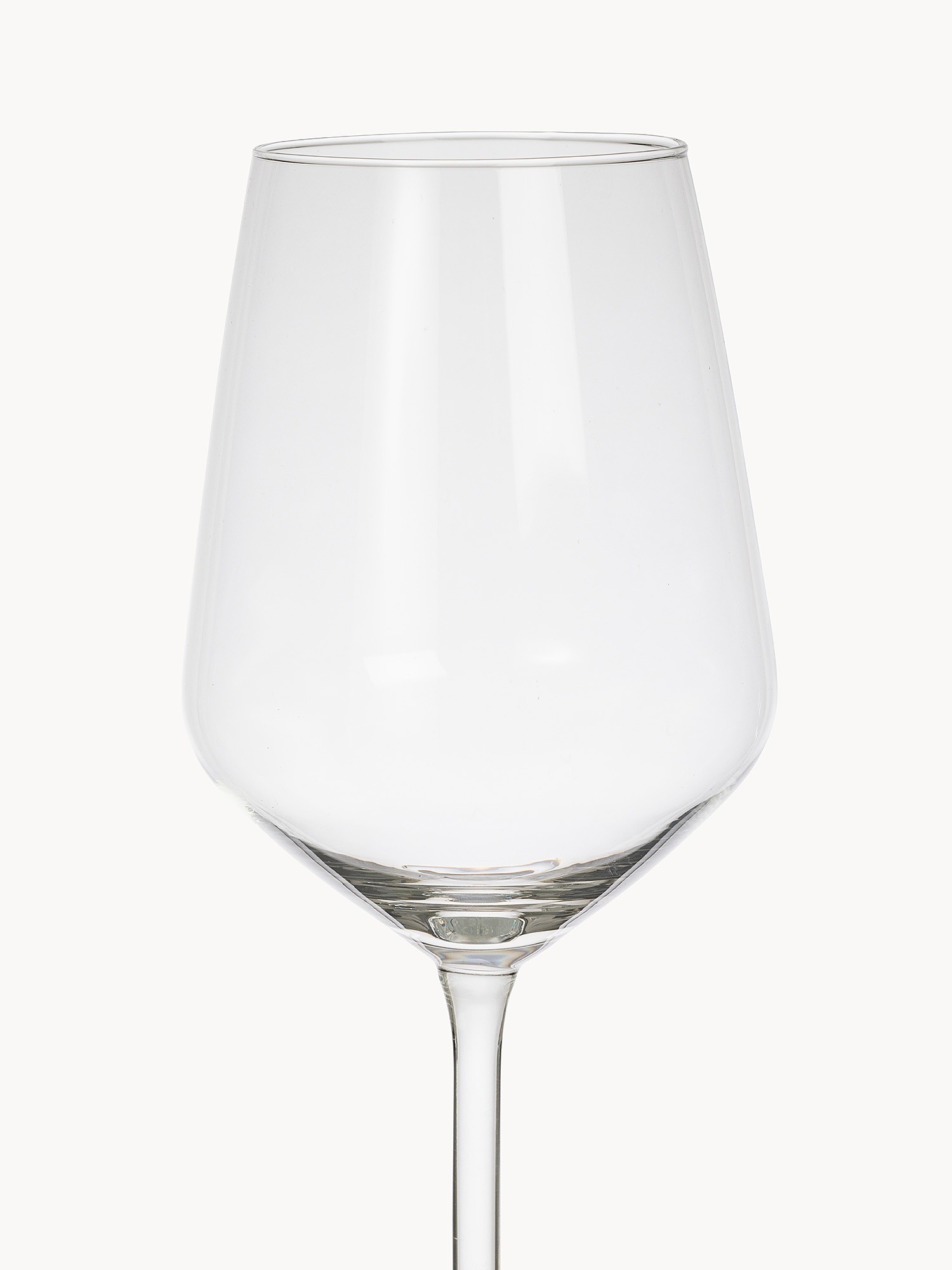 Set 6 calici da vino bianco, Trasparente, large image number 1