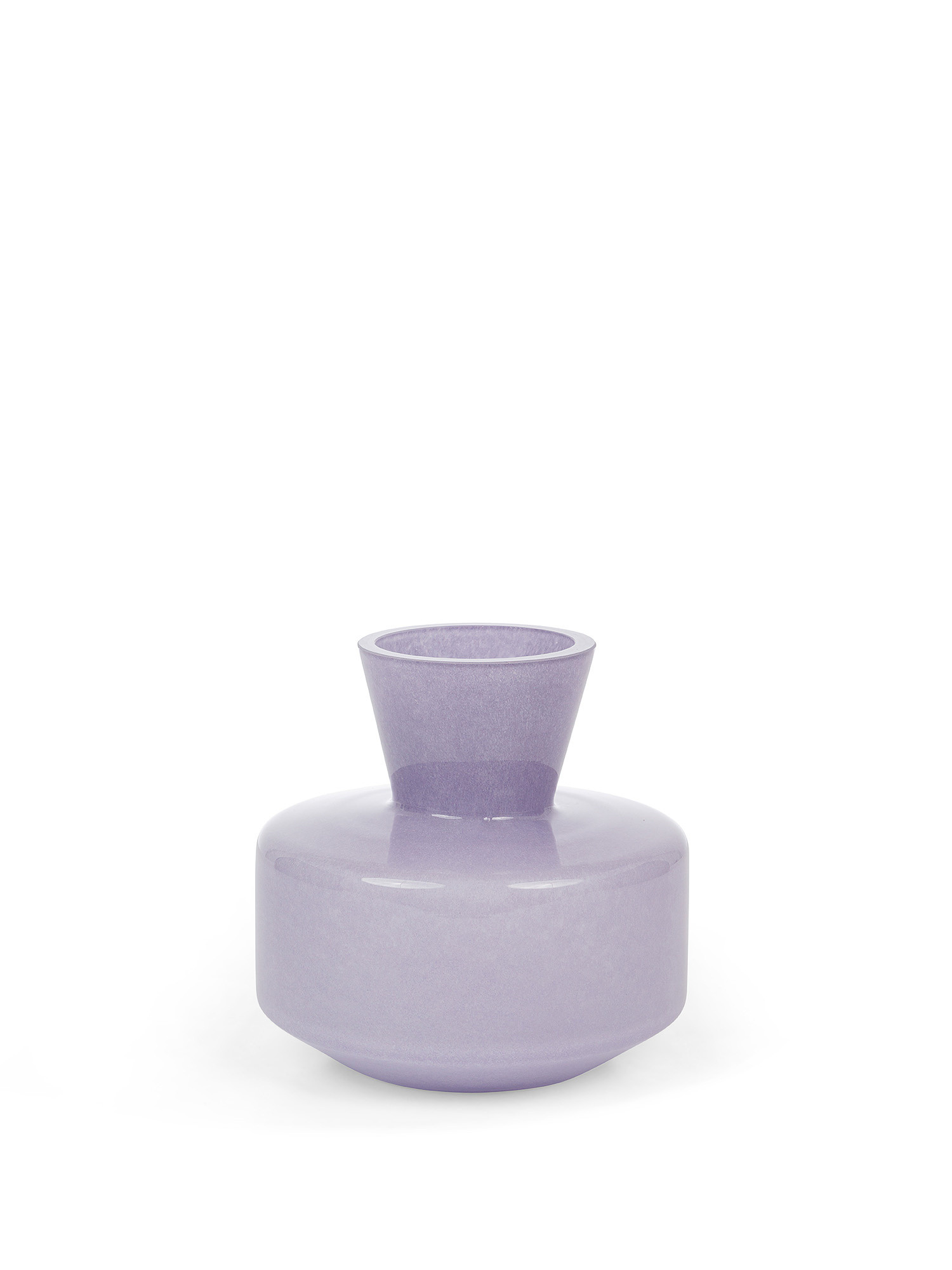 Colored glass vase, Purple, large image number 0