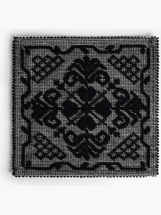 Sardinian placemat in solid color pure cotton