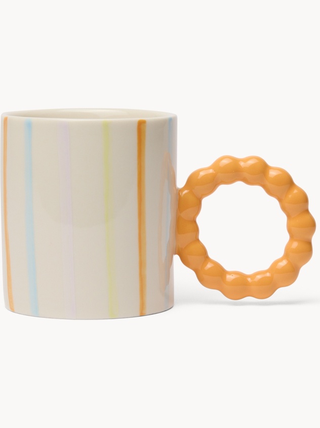 Ceramic Mug with Torch Handle - Introductory Price