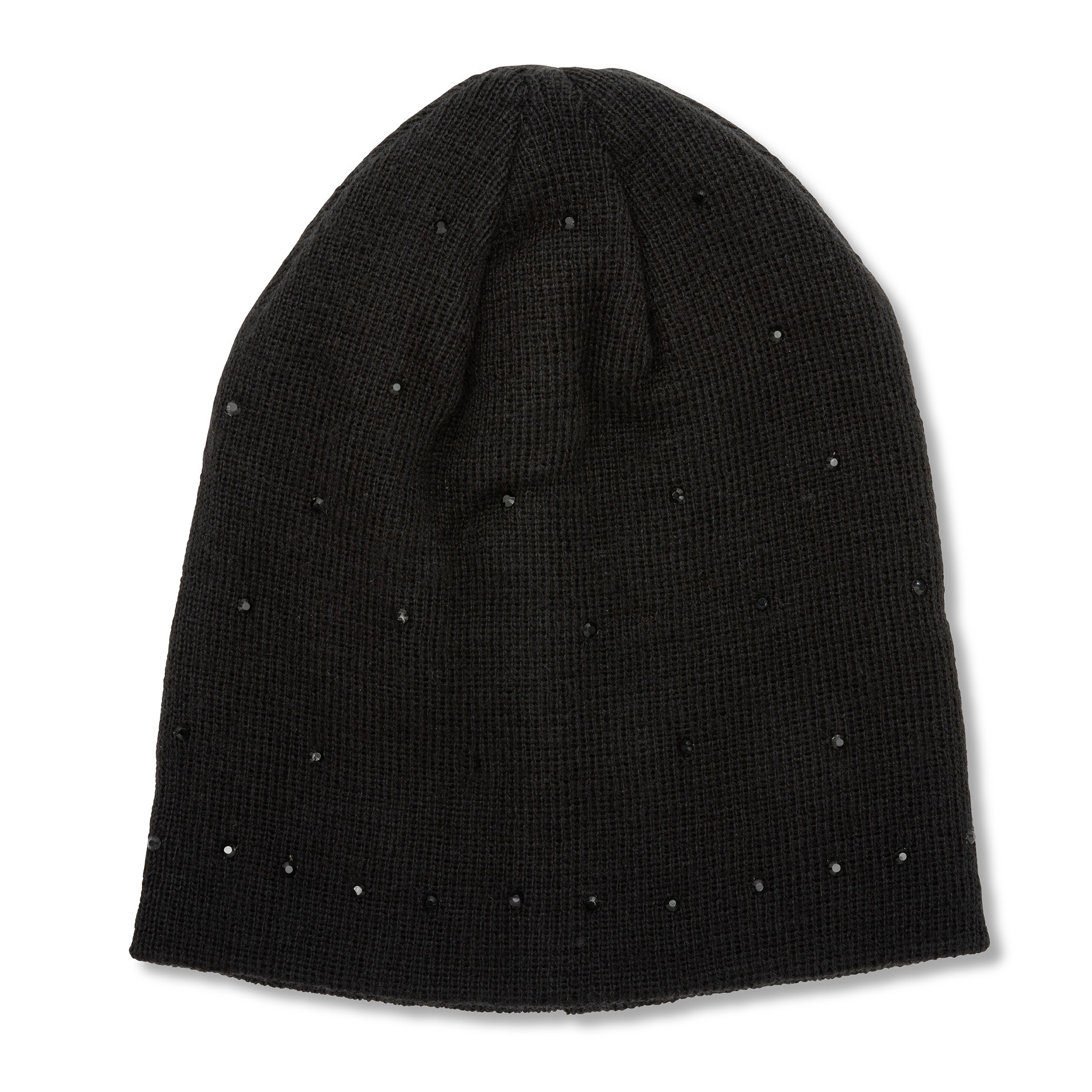 Koan hat with rhinestones, Black, large