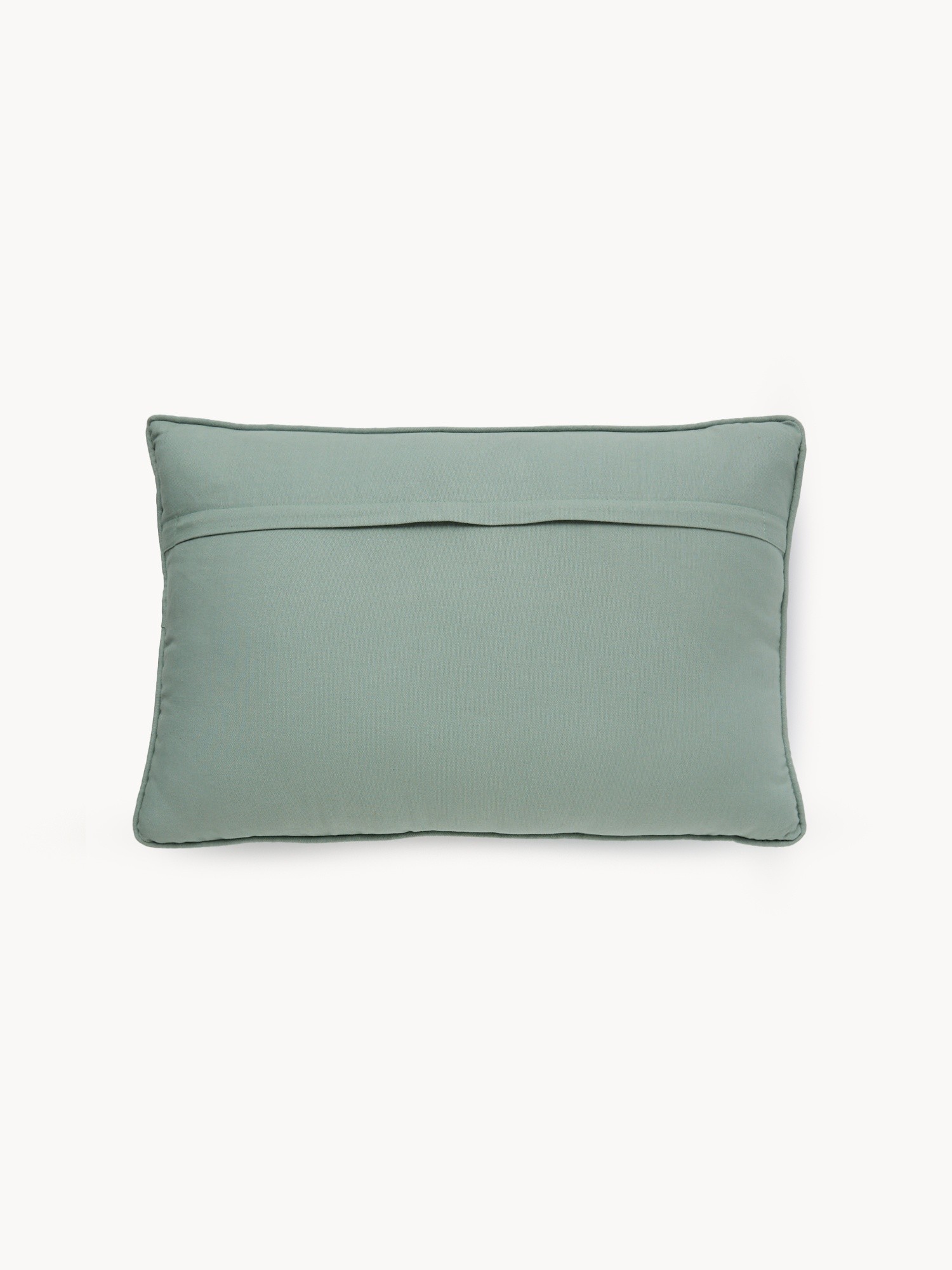 Floral print velvet cushion 40x60cm, Light Blue, large image number 1
