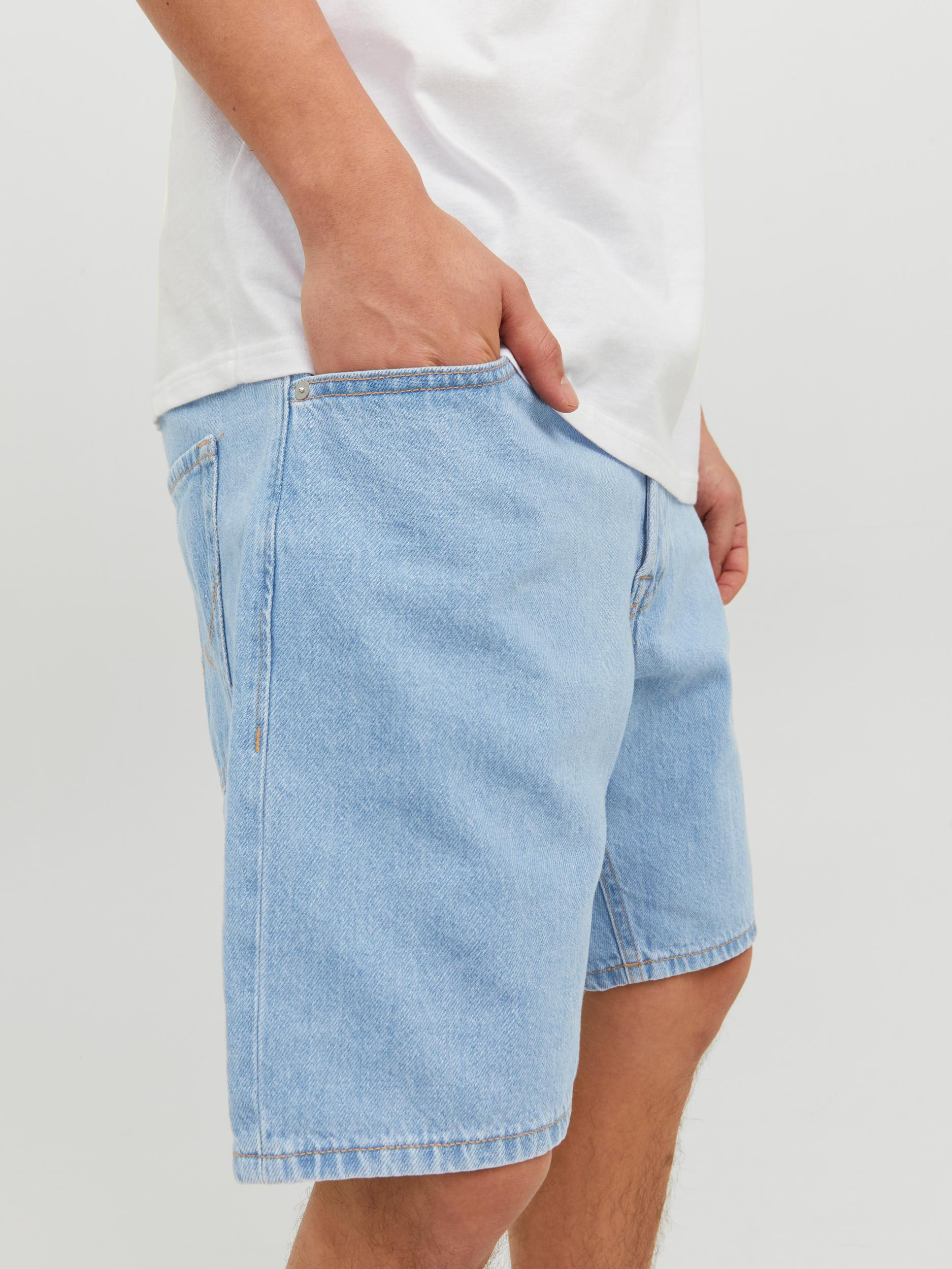 Jack & Jones - Bermuda cinque tasche in jeans, Denim, large image number 7