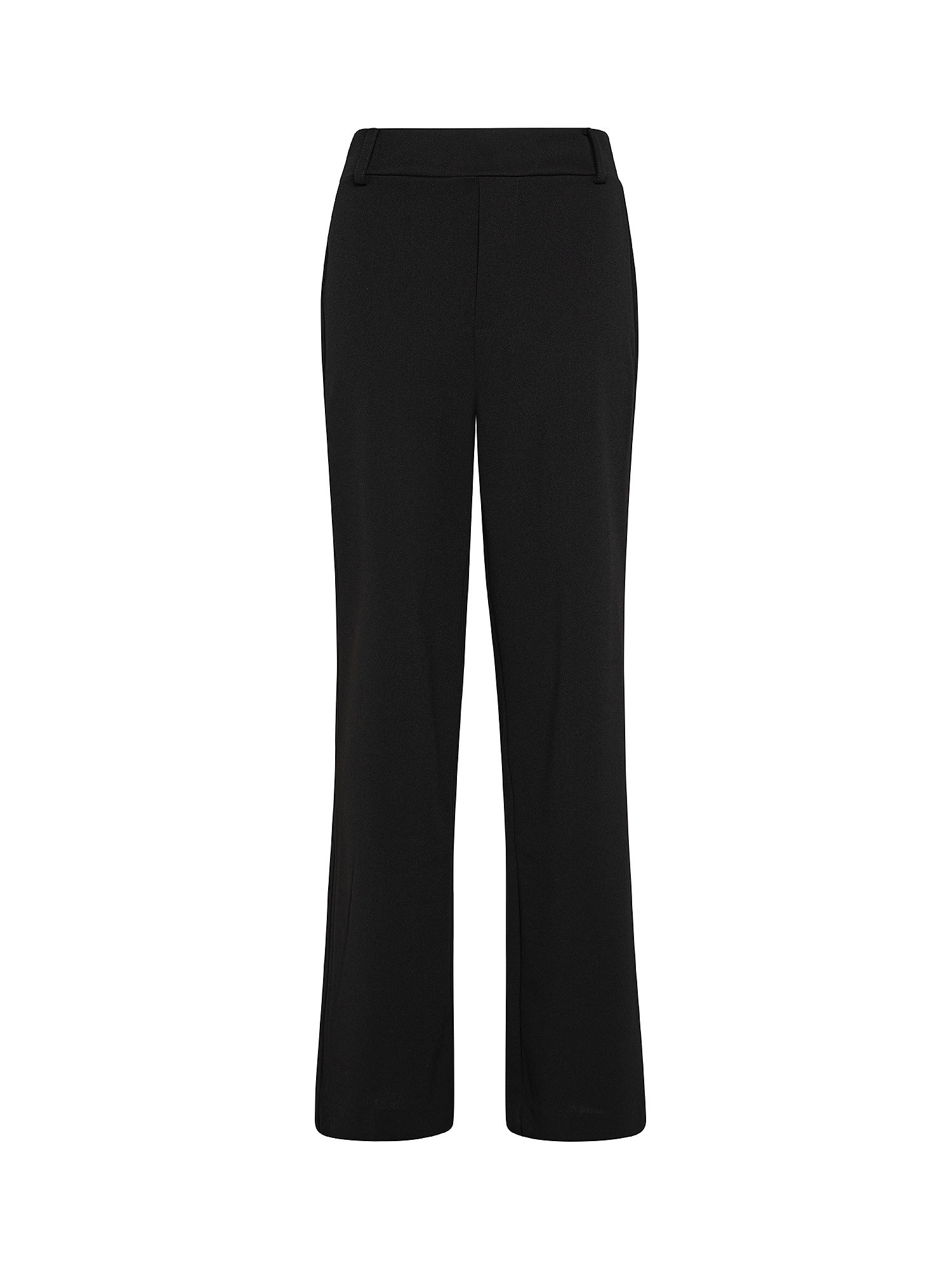 Trousers with elastic, Black, large image number 0